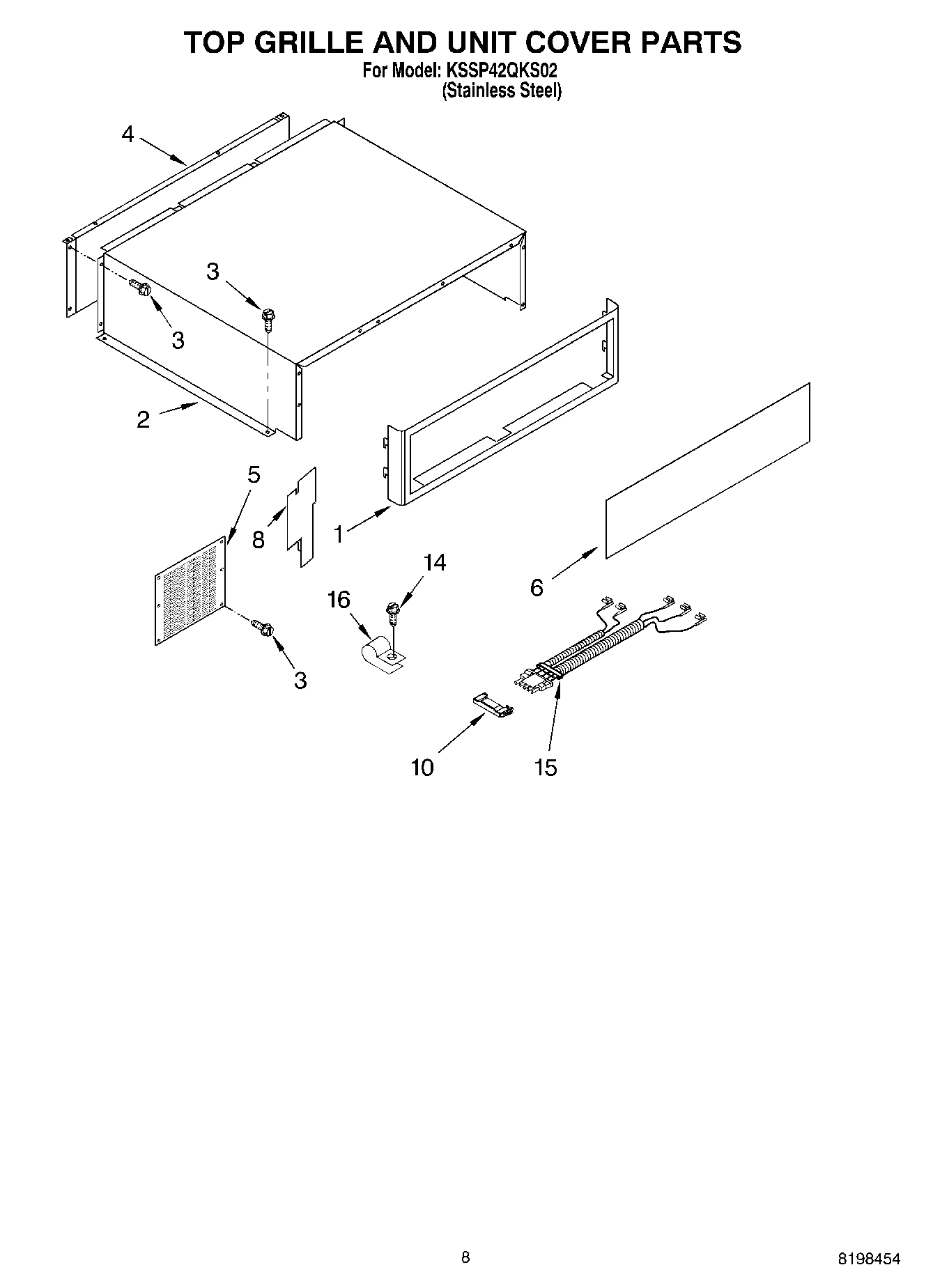 06 - TOP GRILLE AND UNIT COVER PARTS