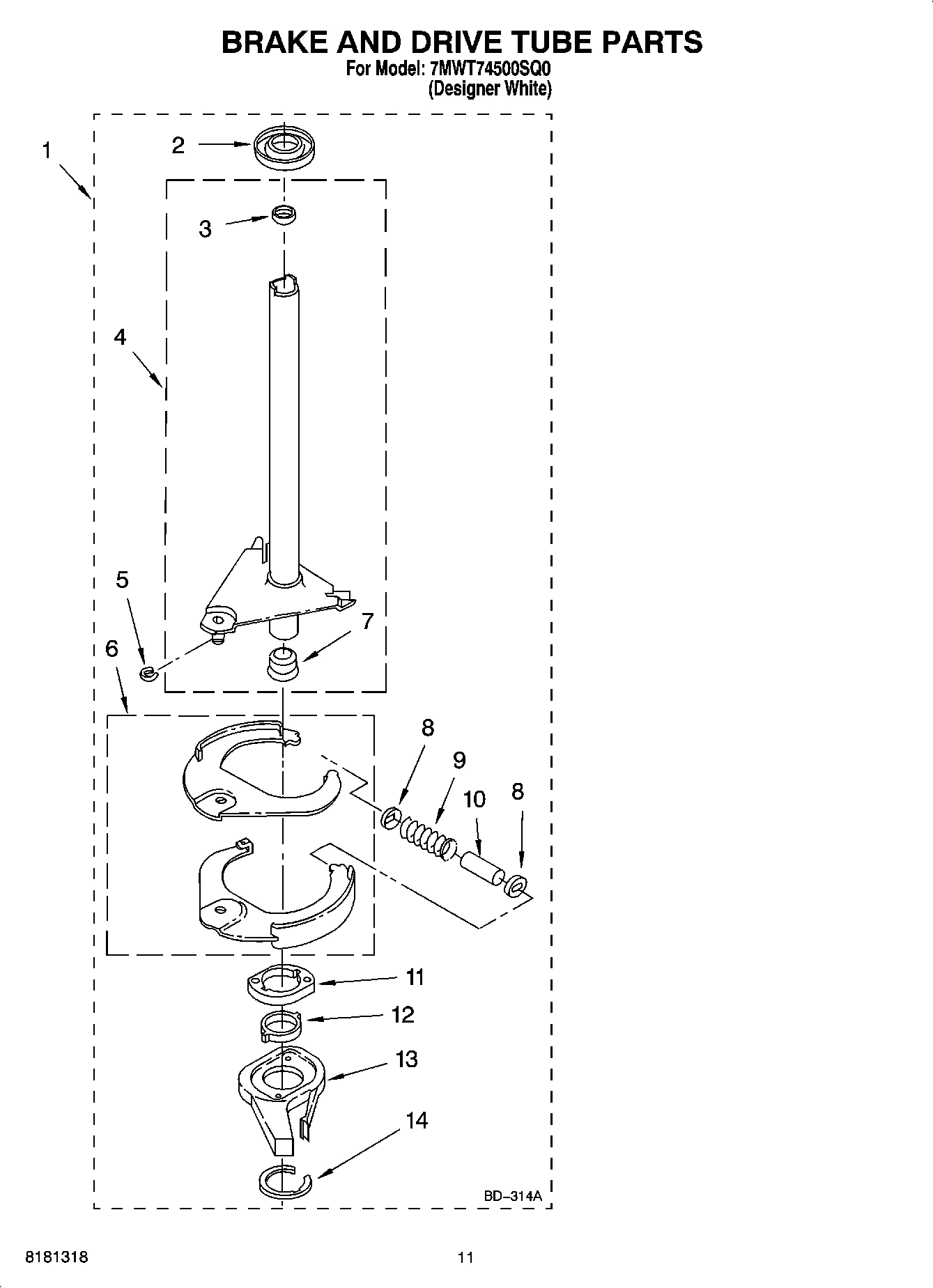 07 - BRAKE AND DRIVE TUBE PARTS