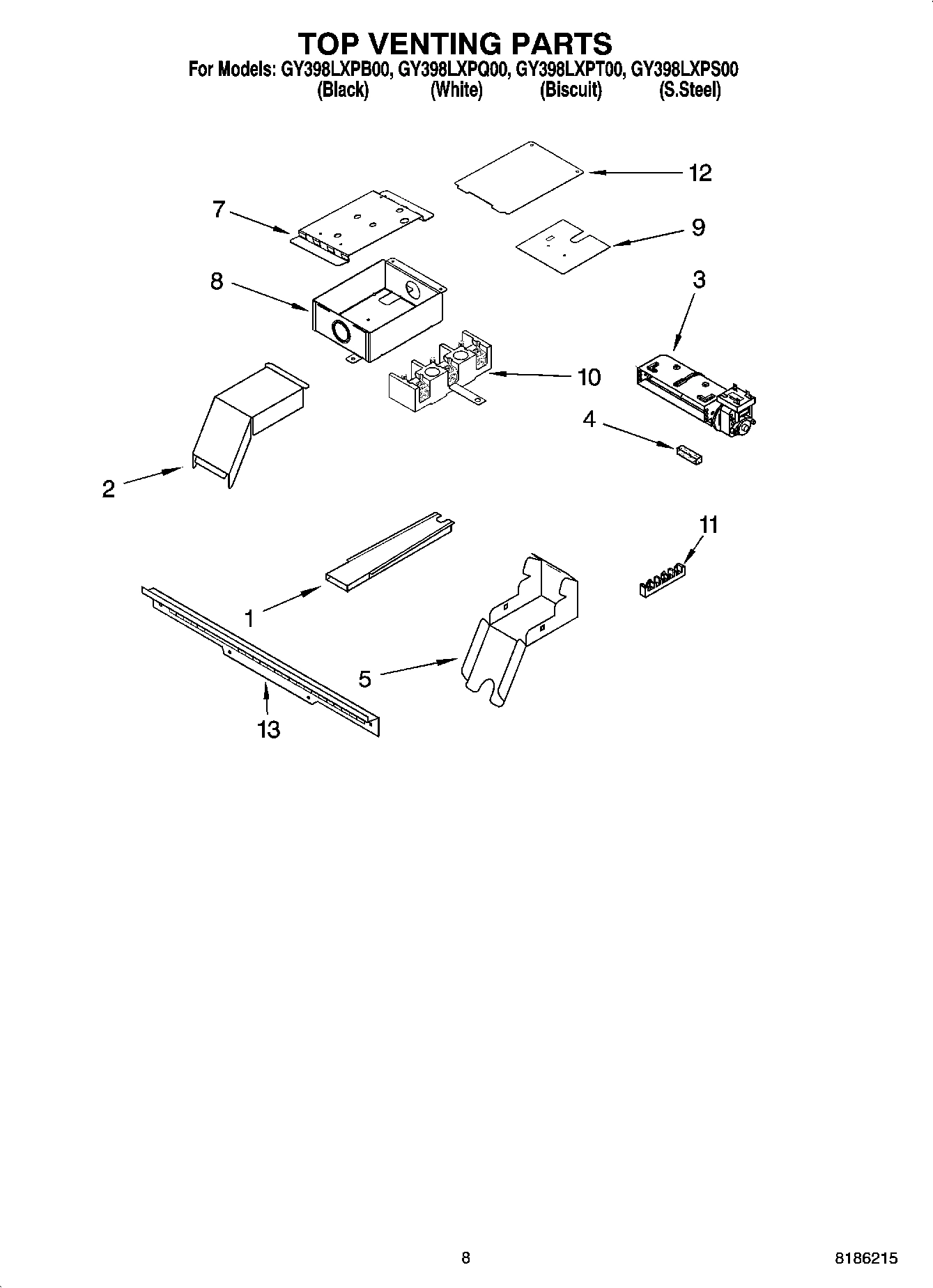 06 - TOP VENTING PARTS, OPTIONAL PARTS
