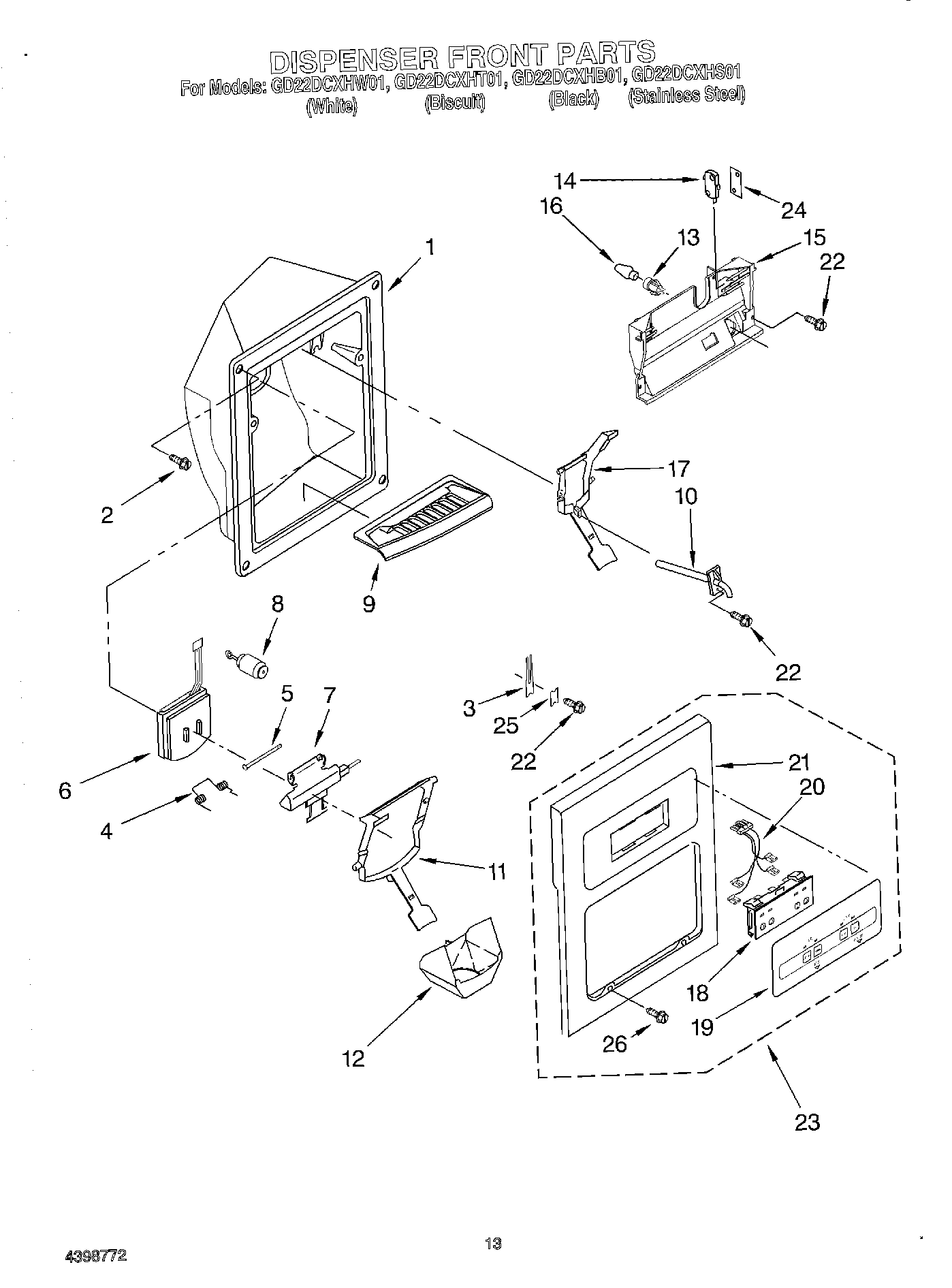 09 - DISPENSER FRONT