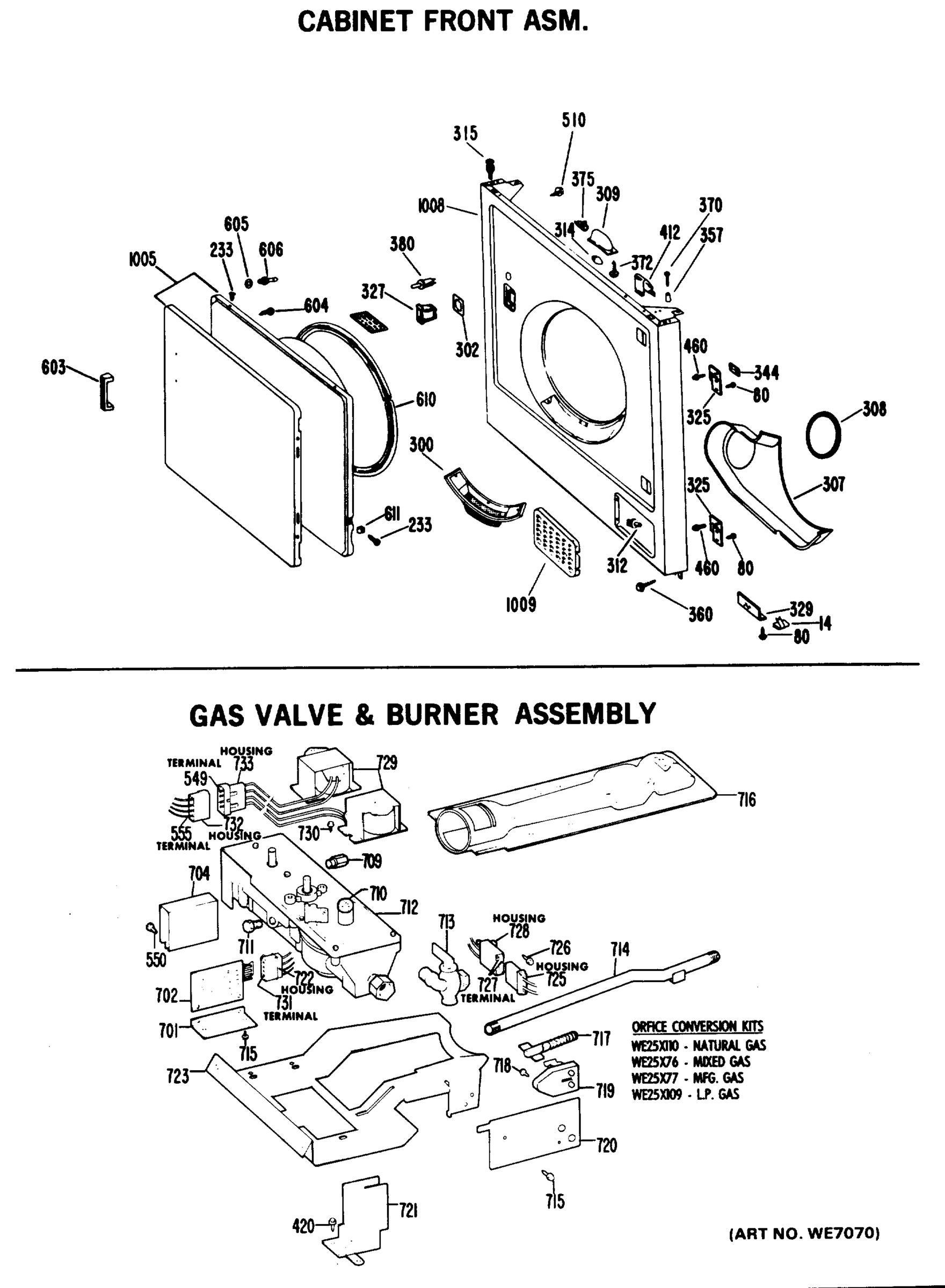 CABINET FRONT ASM.
