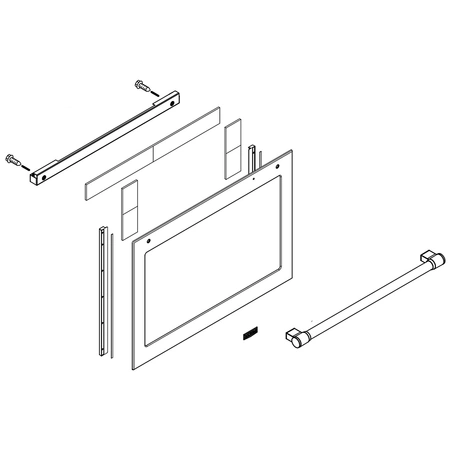 W11600198 Whirlpool Door Glass