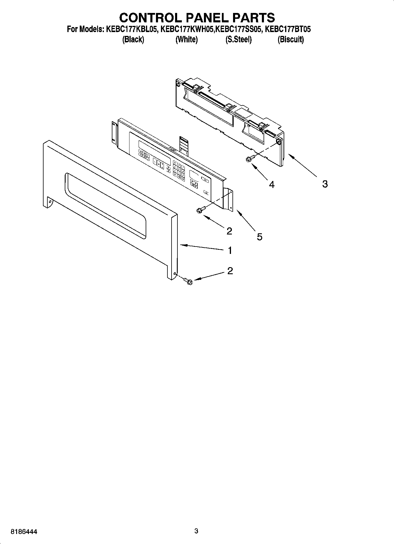 02 - CONTROL PANEL PARTS