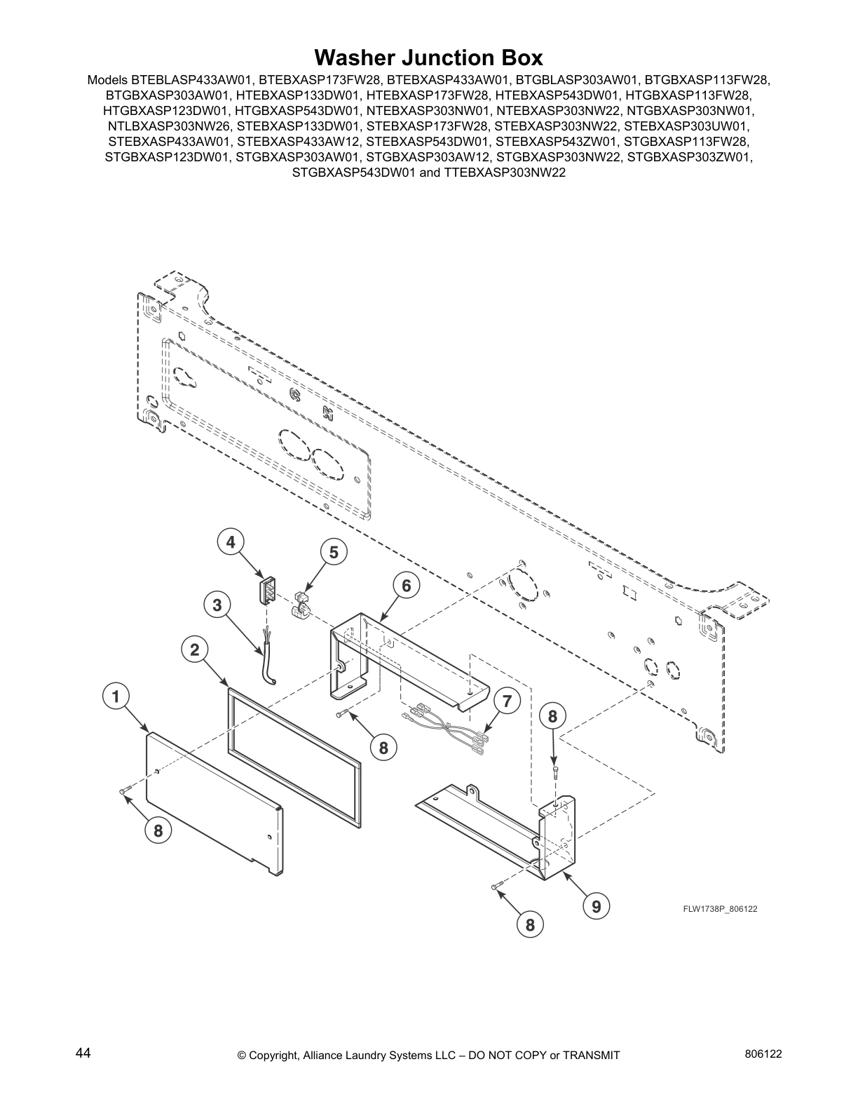 Washer Junction Box