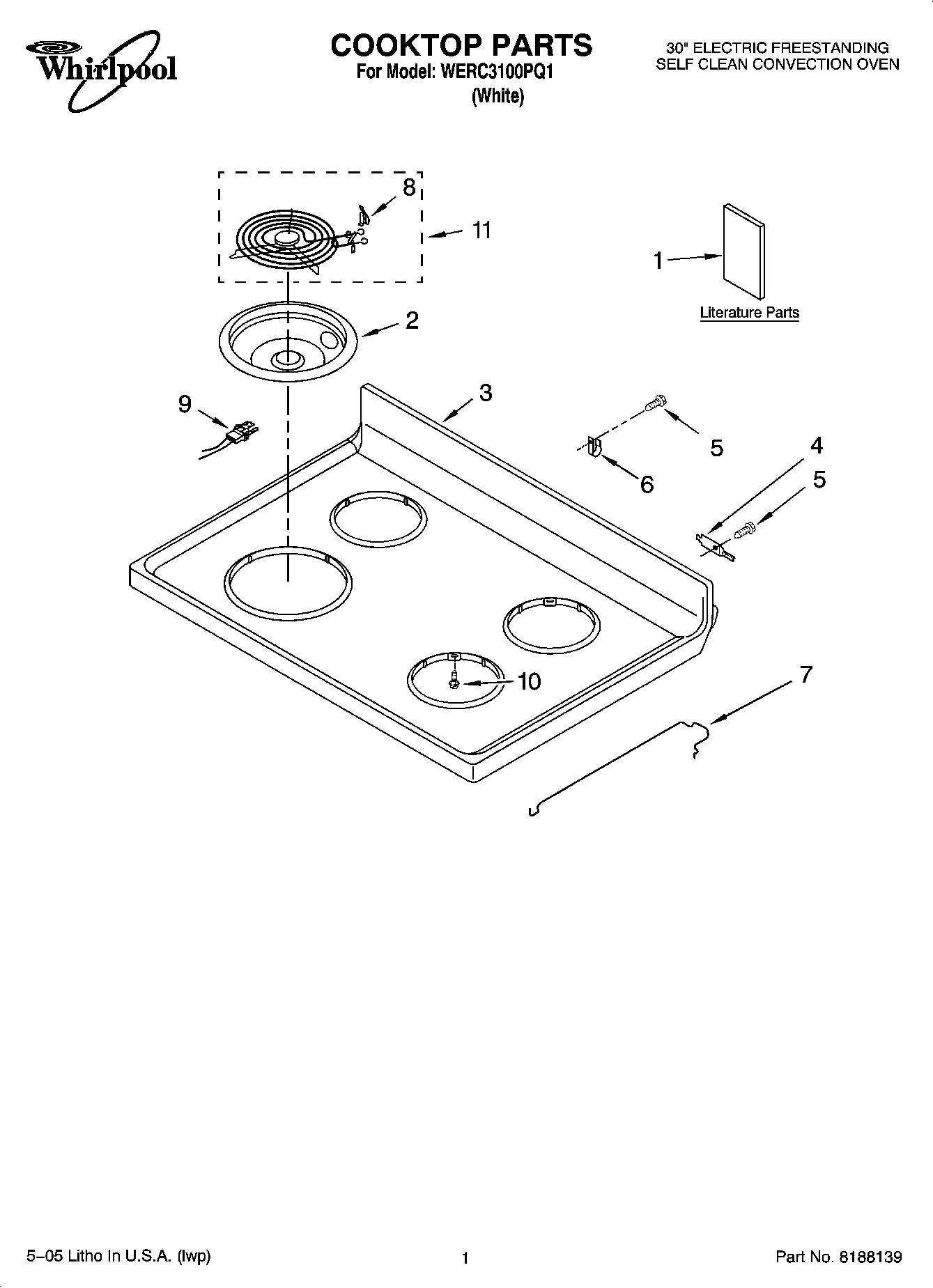 01 - COOKTOP PARTS