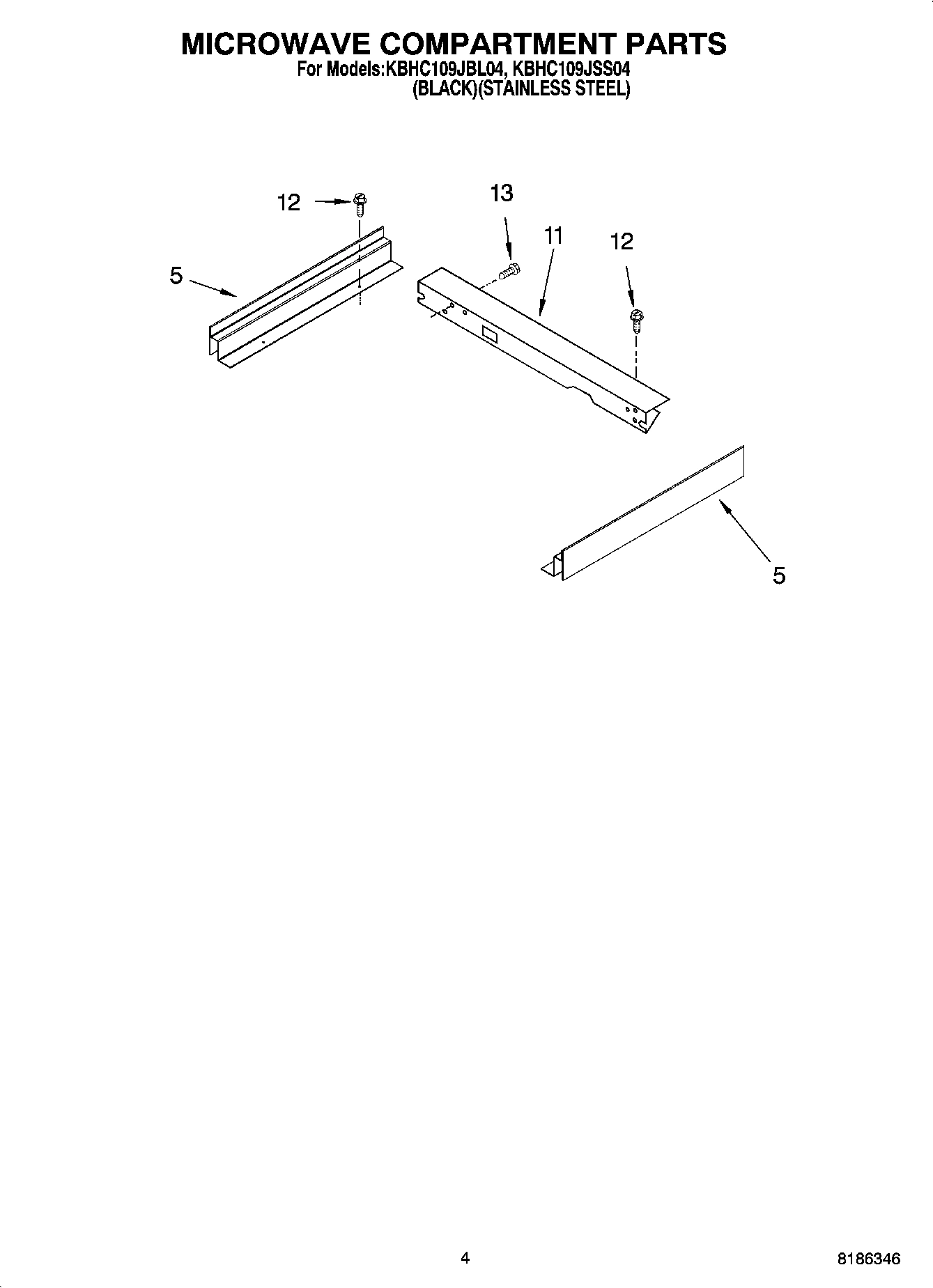 03 - MICROWAVE COMPARTMENT PARTS