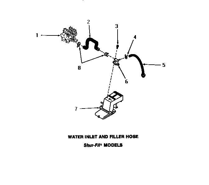 22 - WATER INLET & FILLER HOSE