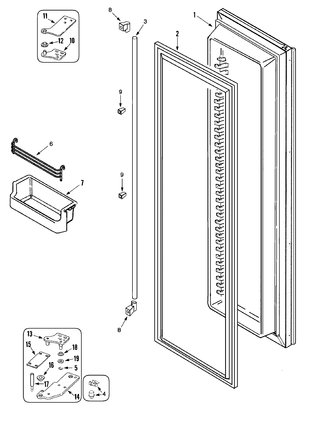 05 - FREEZER DOOR (RJRS4270C)