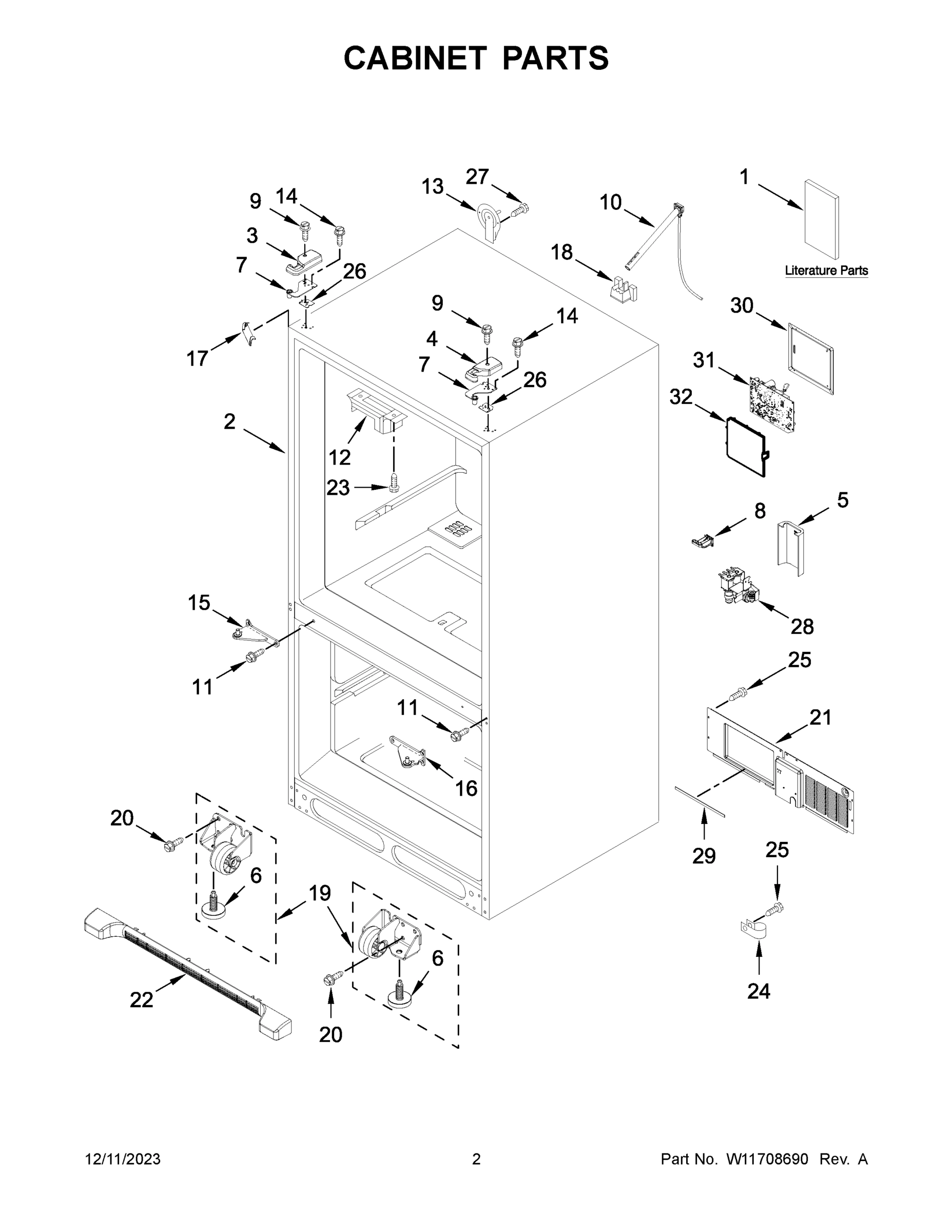 02 - CABINET PARTS