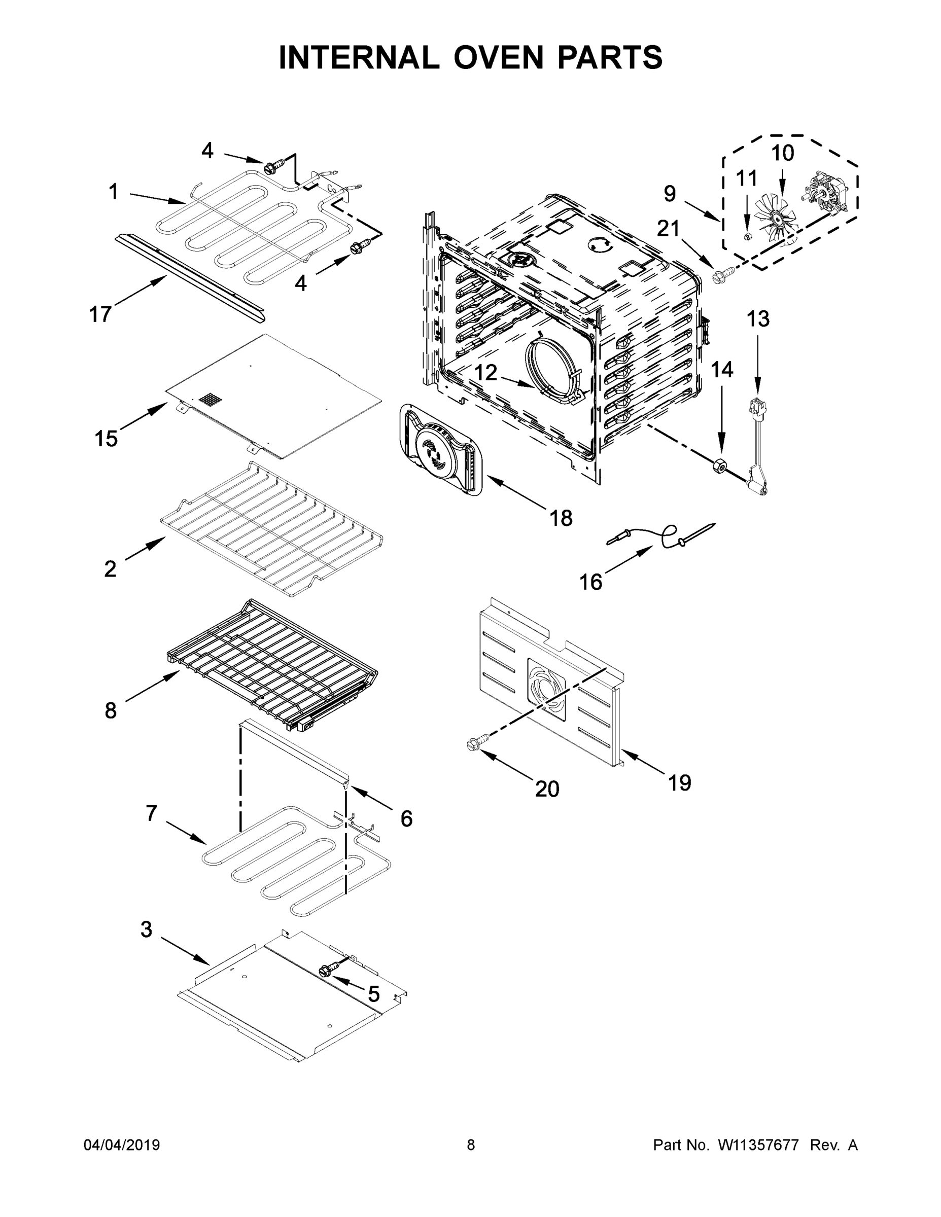 05 - INTERNAL OVEN PARTS