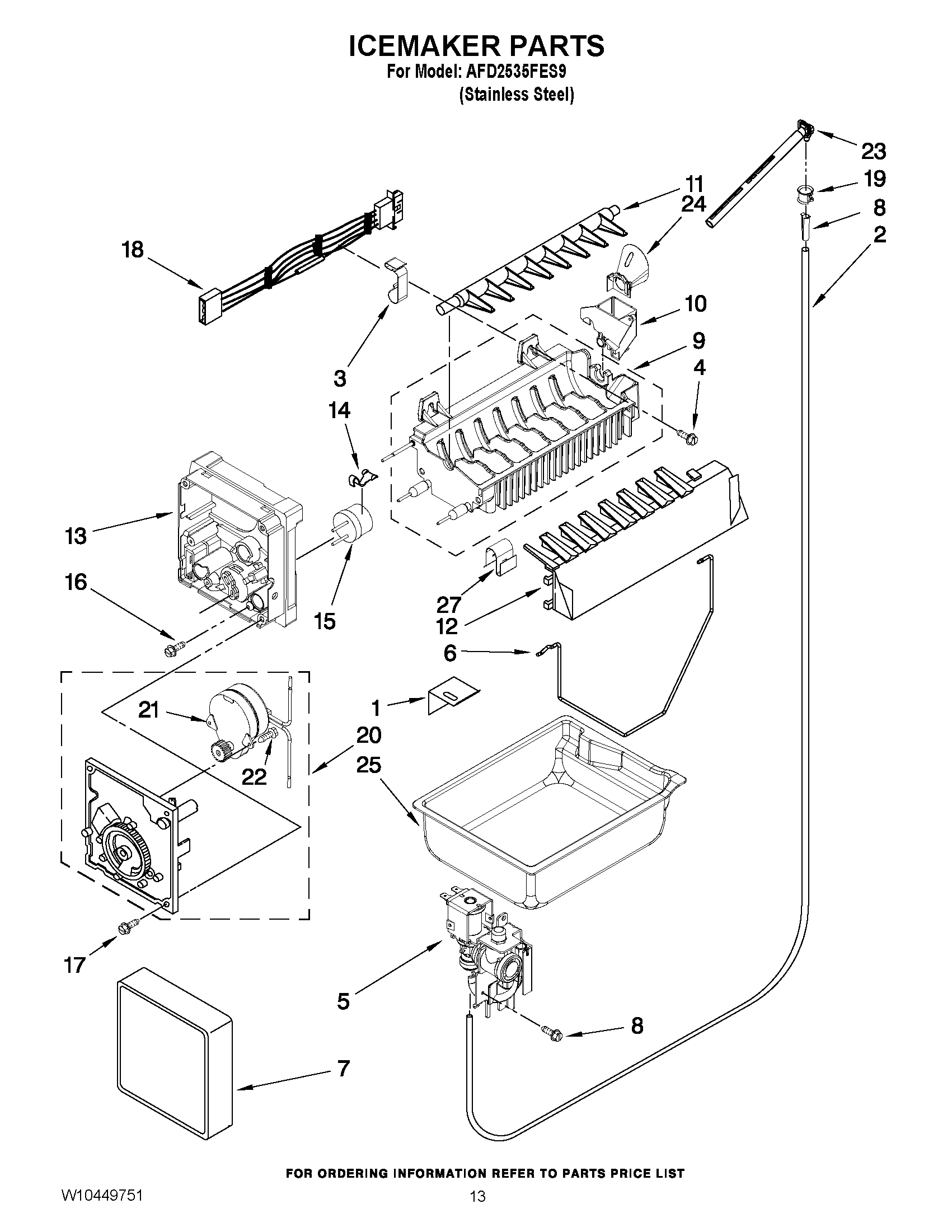 07 - ICEMAKER PARTS