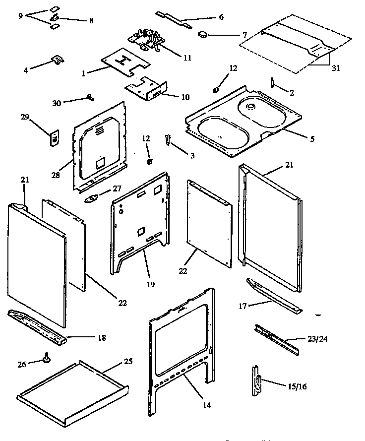 01 - CABINET ASSY