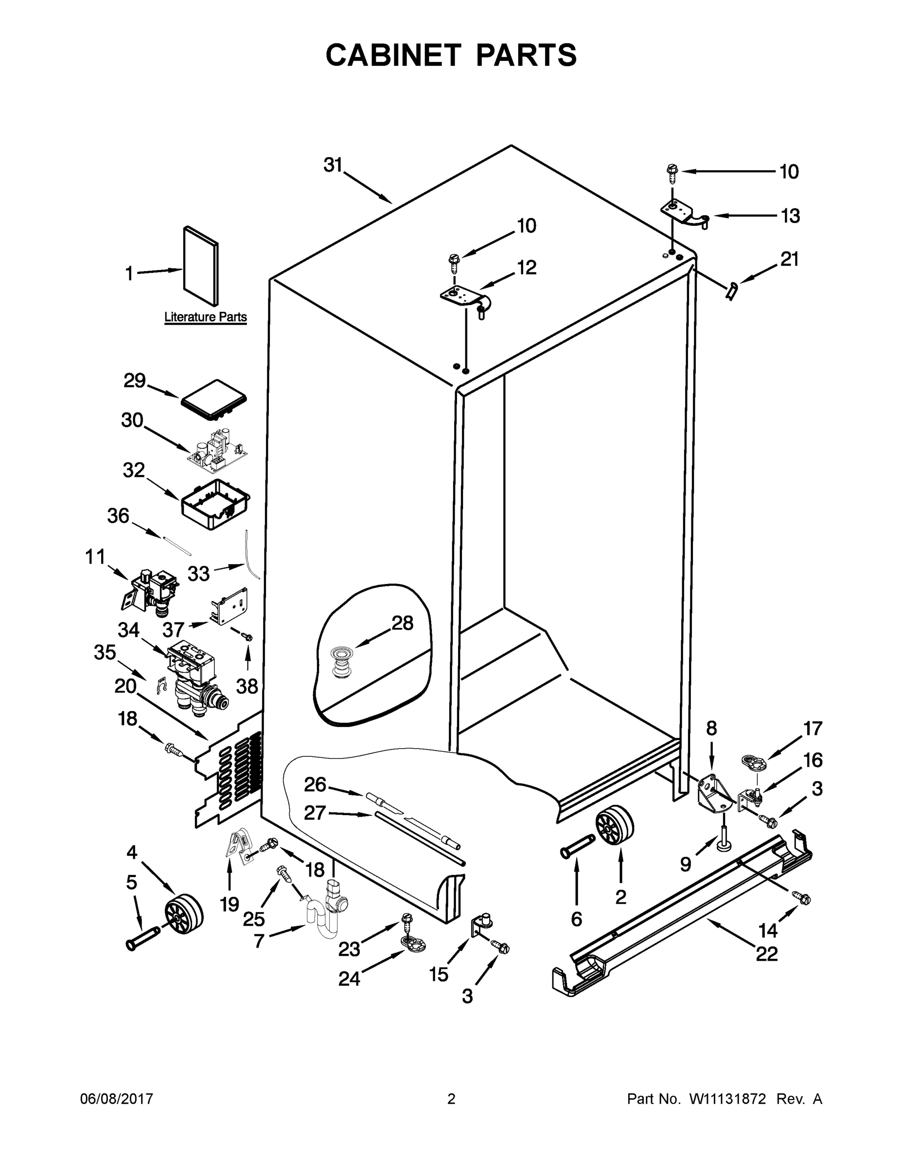 02 - CABINET PARTS