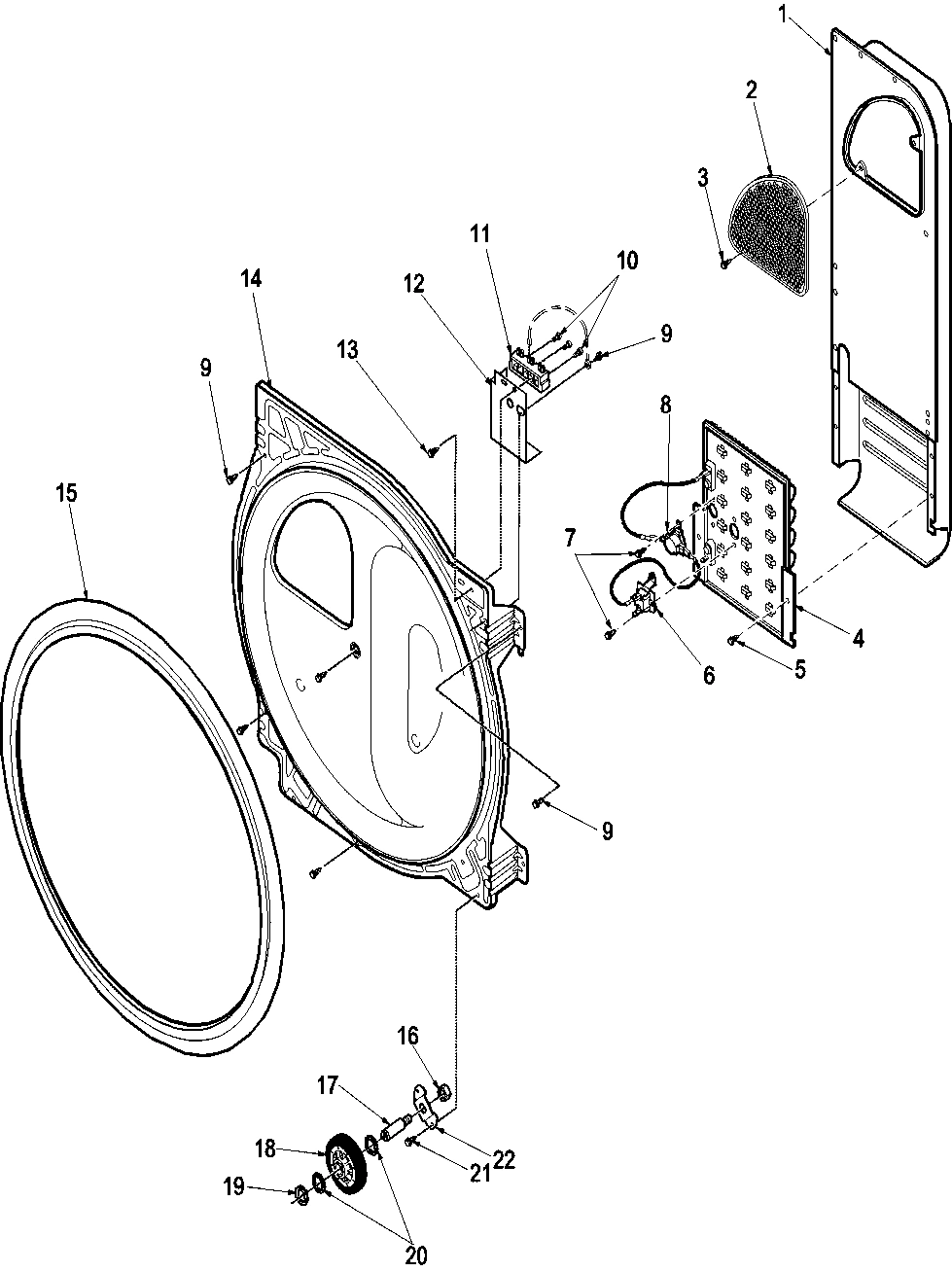 06 - R Bulkhead, Seal, Rollers, and Air Duct