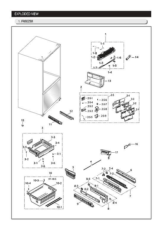 FREEZER PARTS