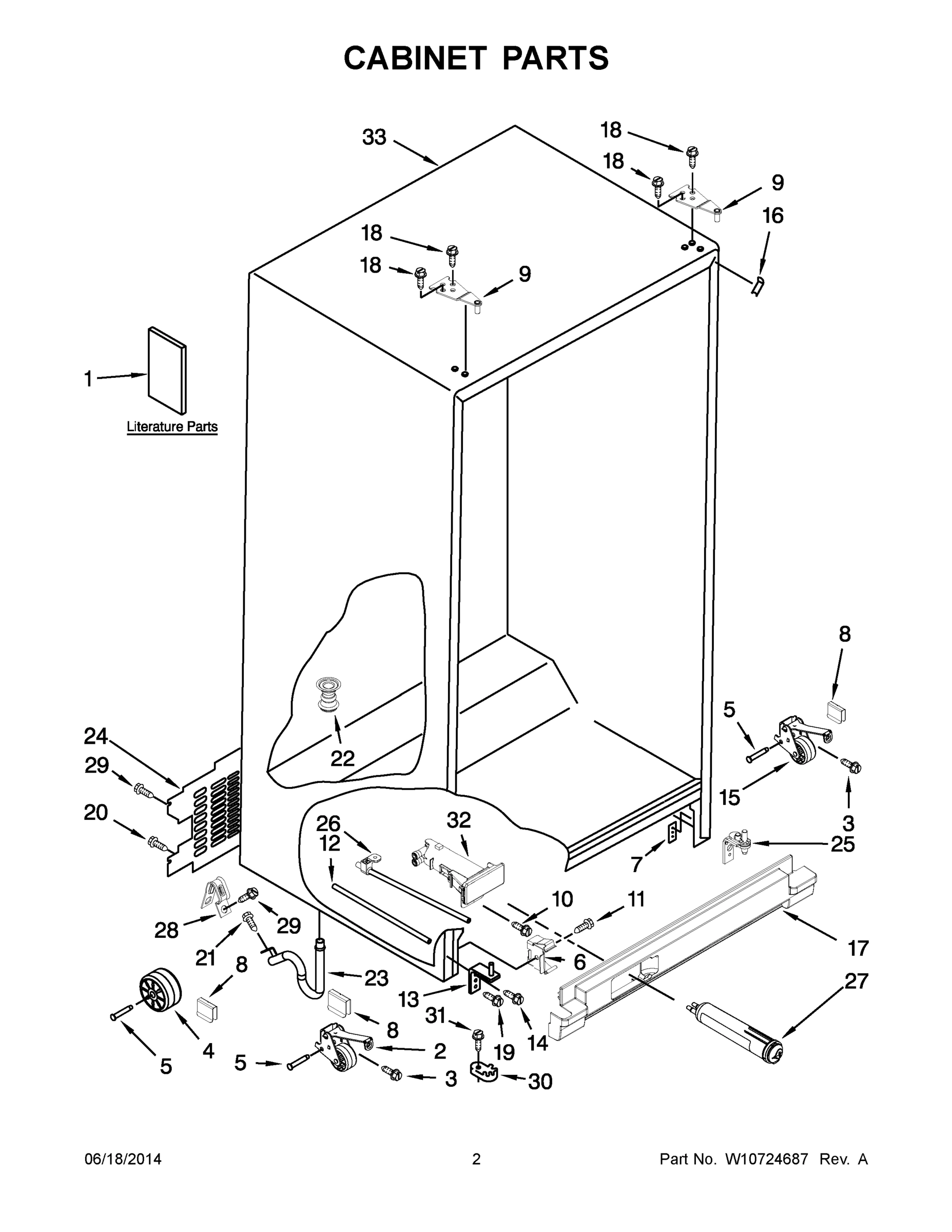 02 - CABINET PARTS