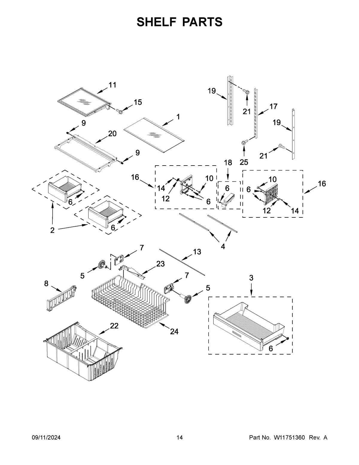 08 - SHELF PARTS