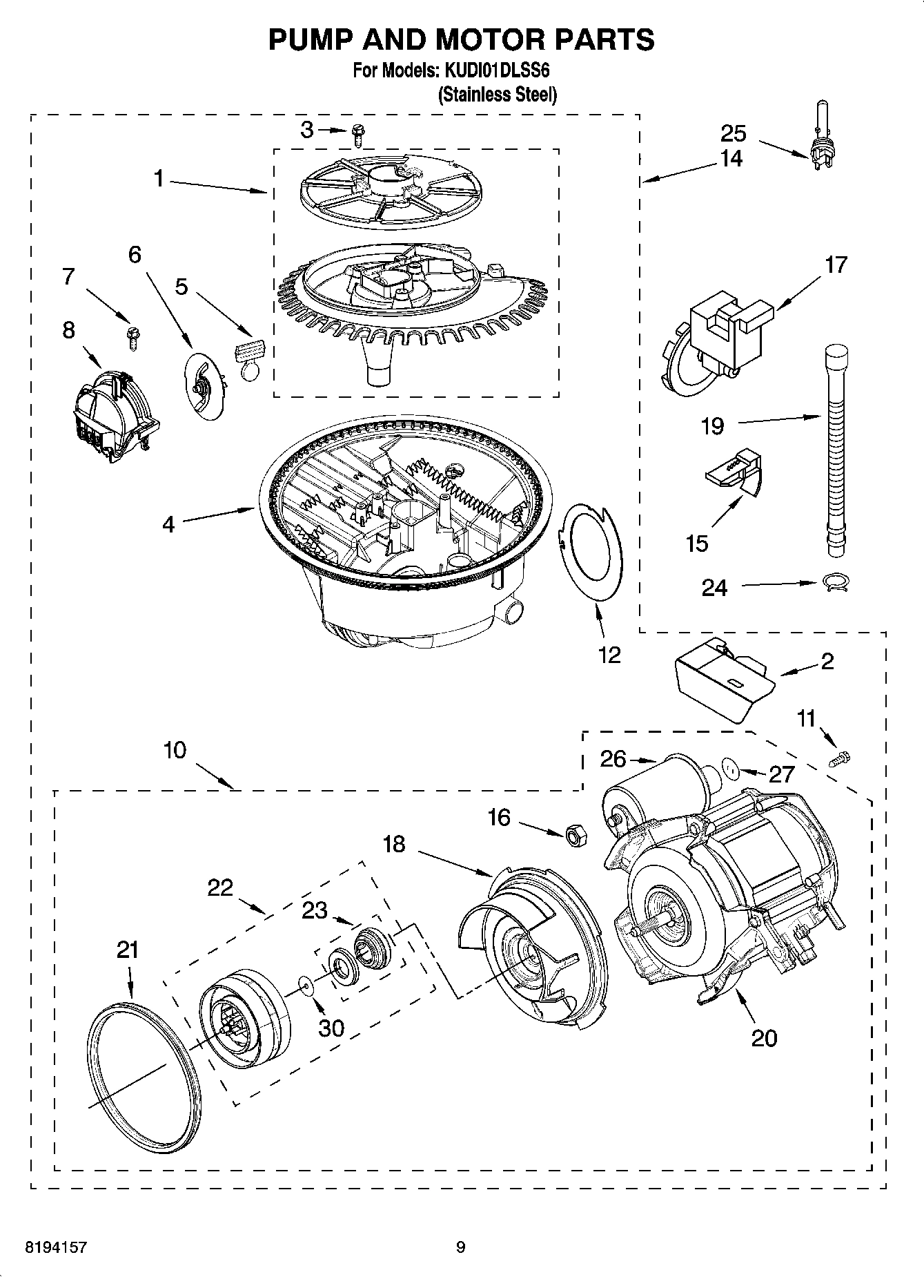 08 - PUMP AND MOTOR PARTS