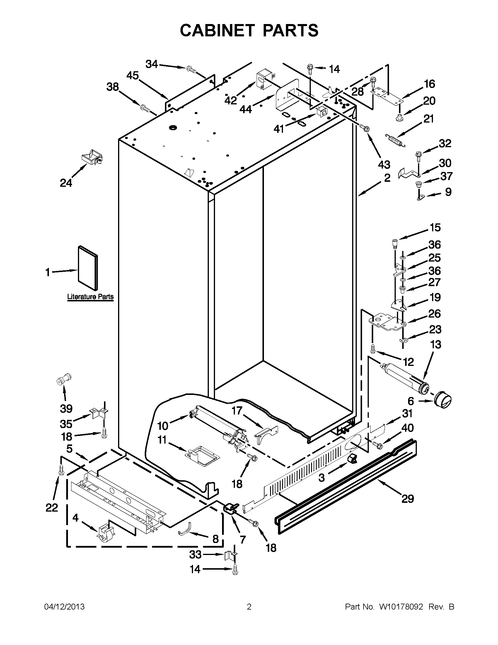 01 - CABINET PARTS