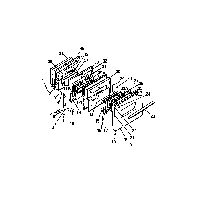 07 - OVEN DOOR PANELS
