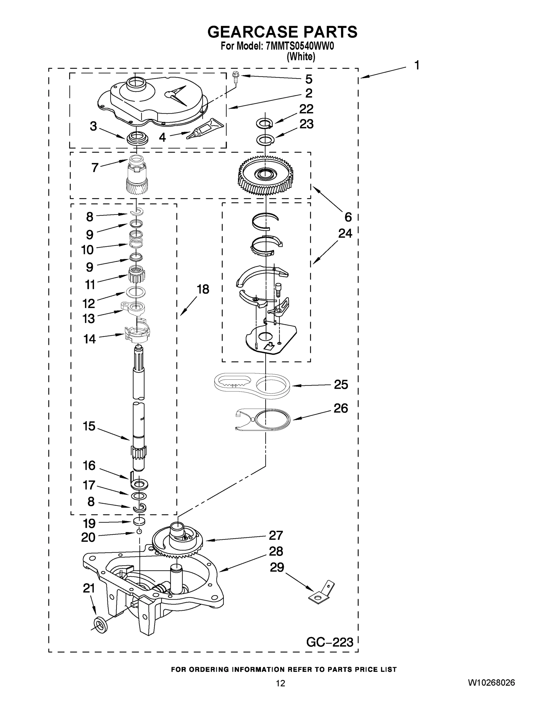 08 - GEARCASE PARTS