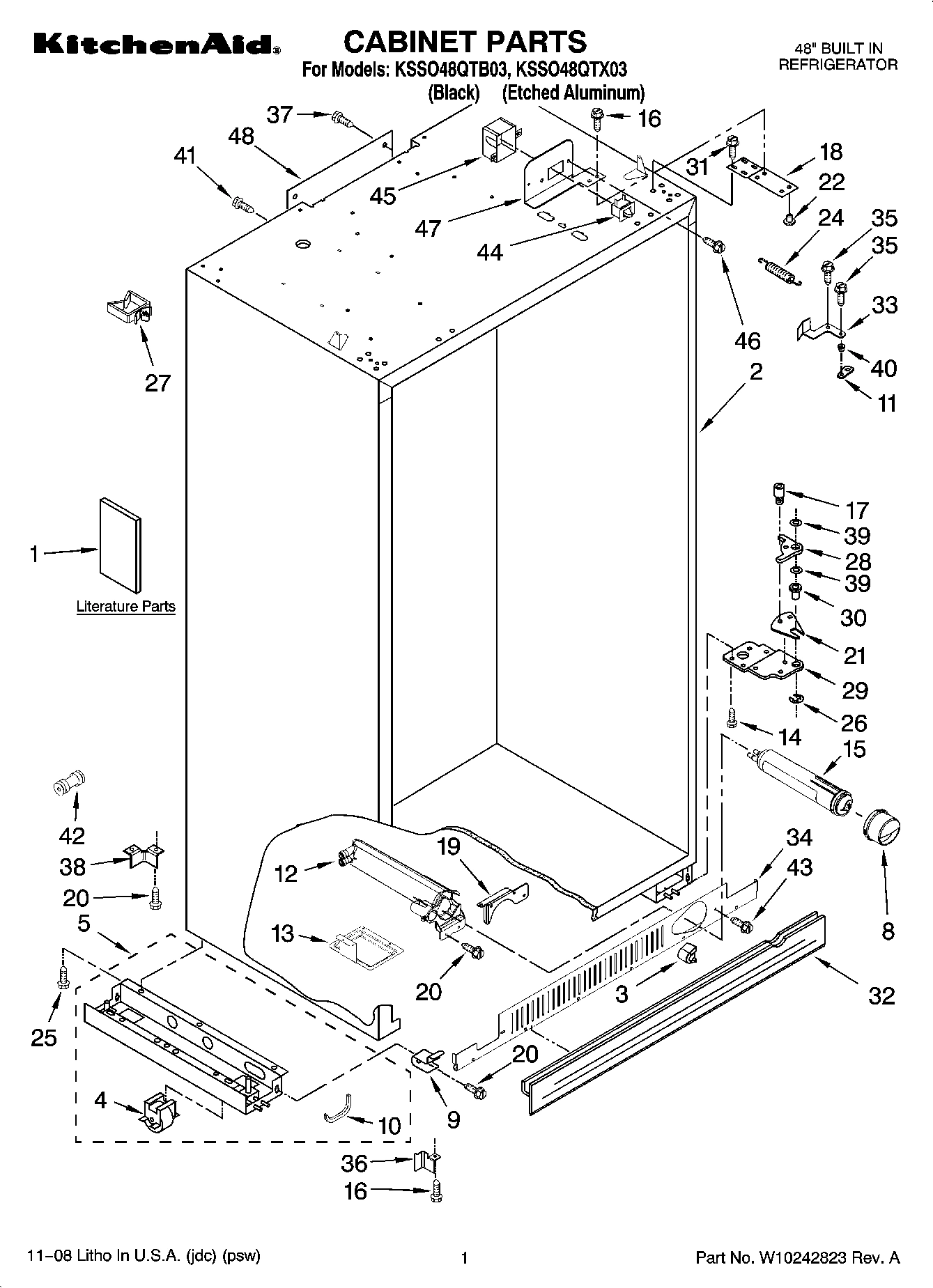 01 - CABINET PARTS