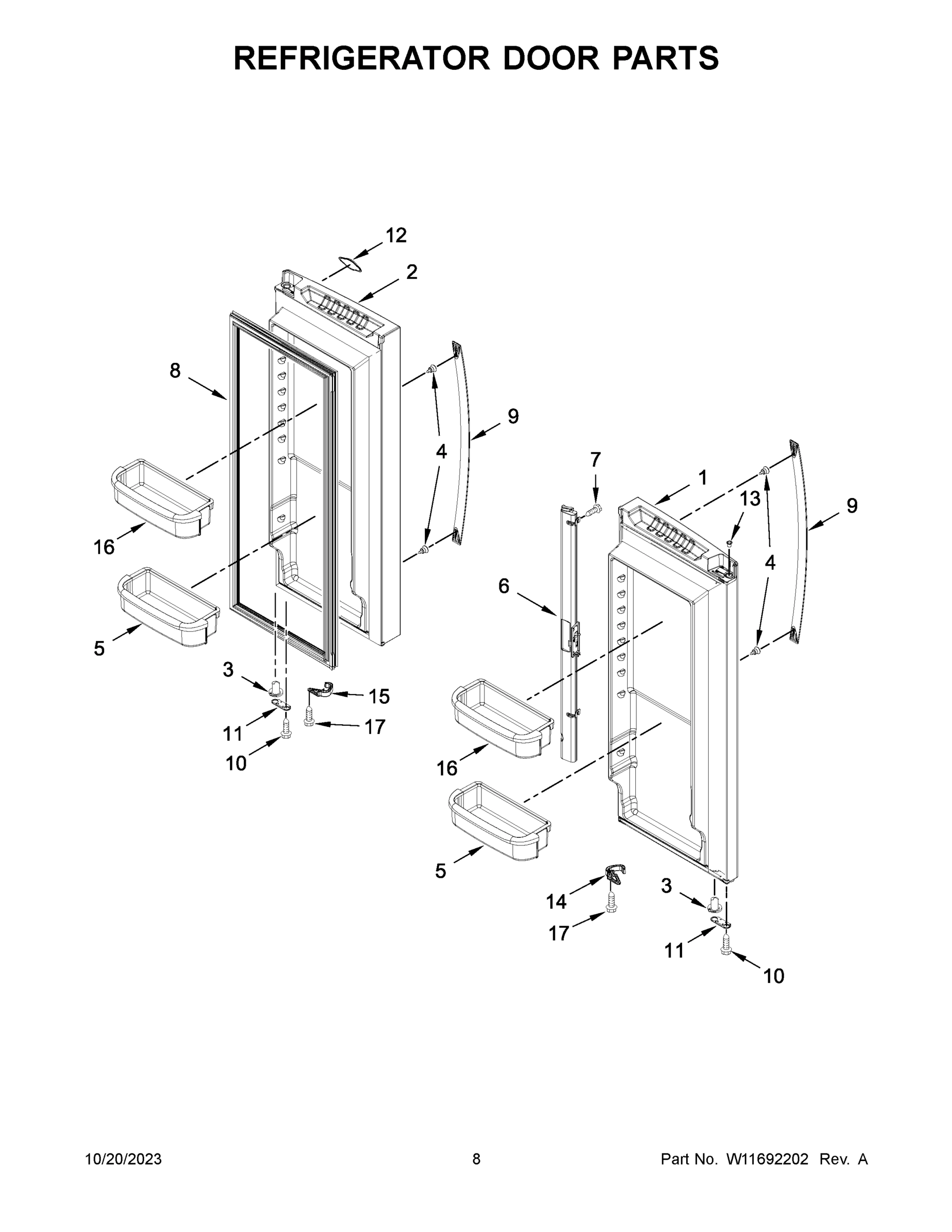 05 - REFRIGERATOR DOOR PARTS