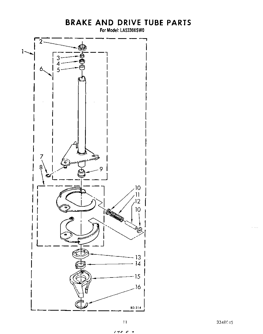 09 - BRAKE AND DRIVE TUBE