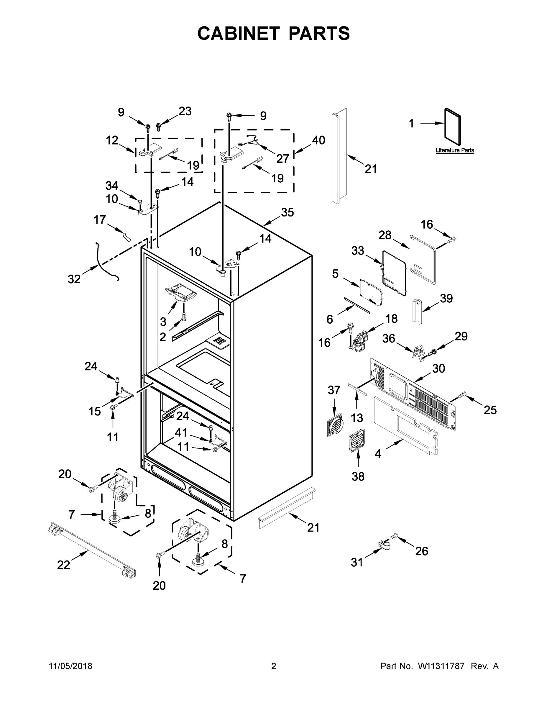 02 - CABINET PARTS