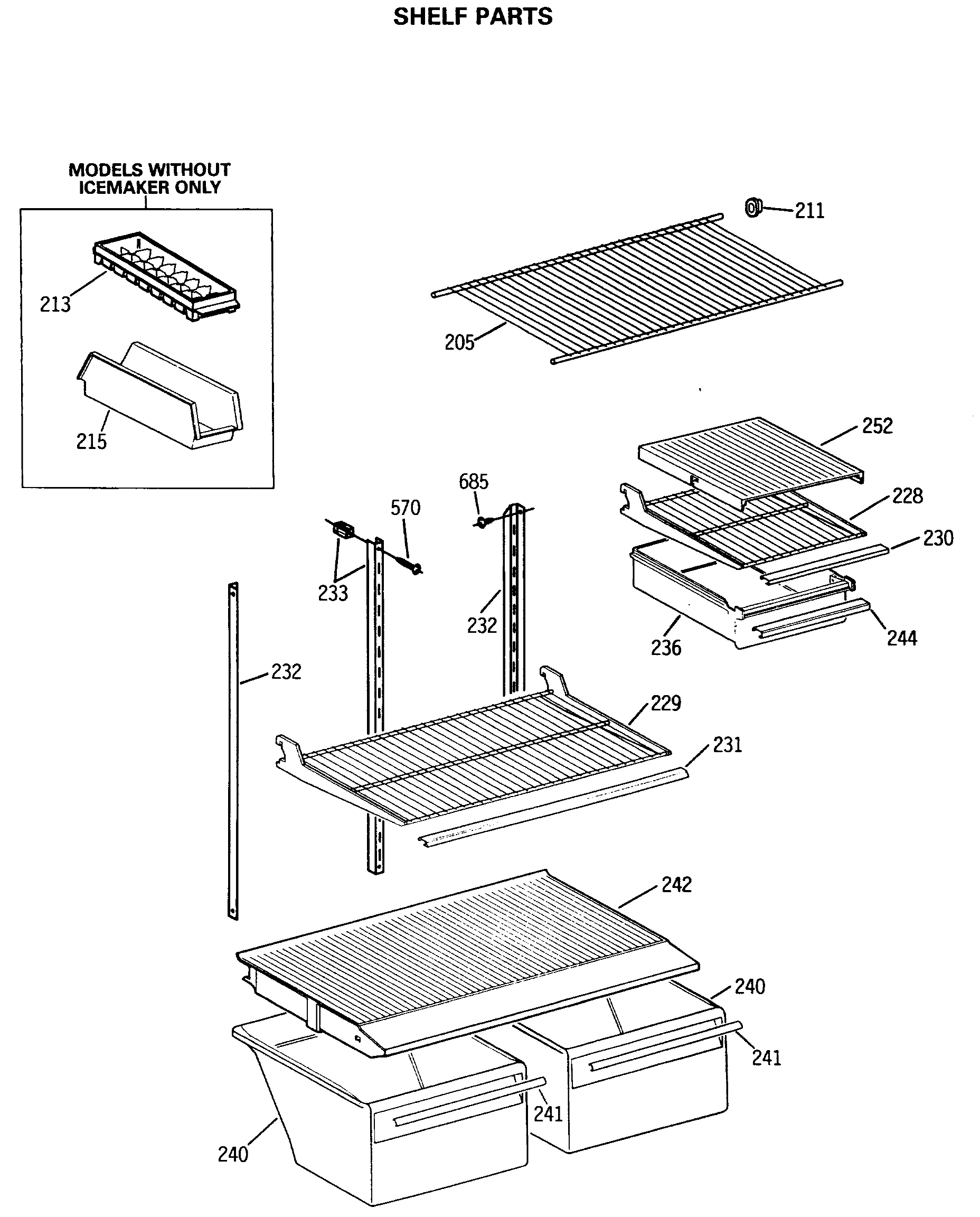 SHELF PARTS