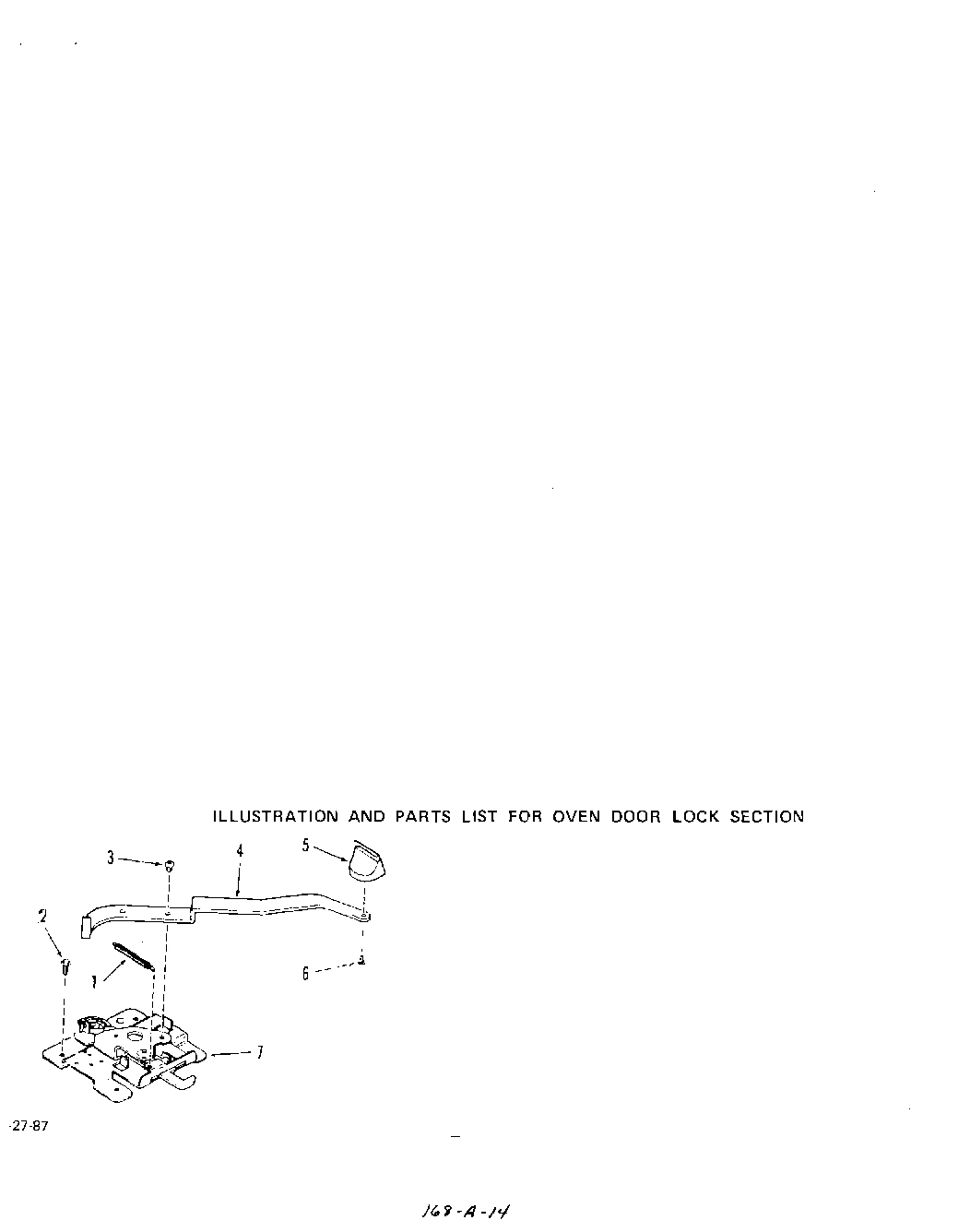 03 - OVEN DOOR LOCK
