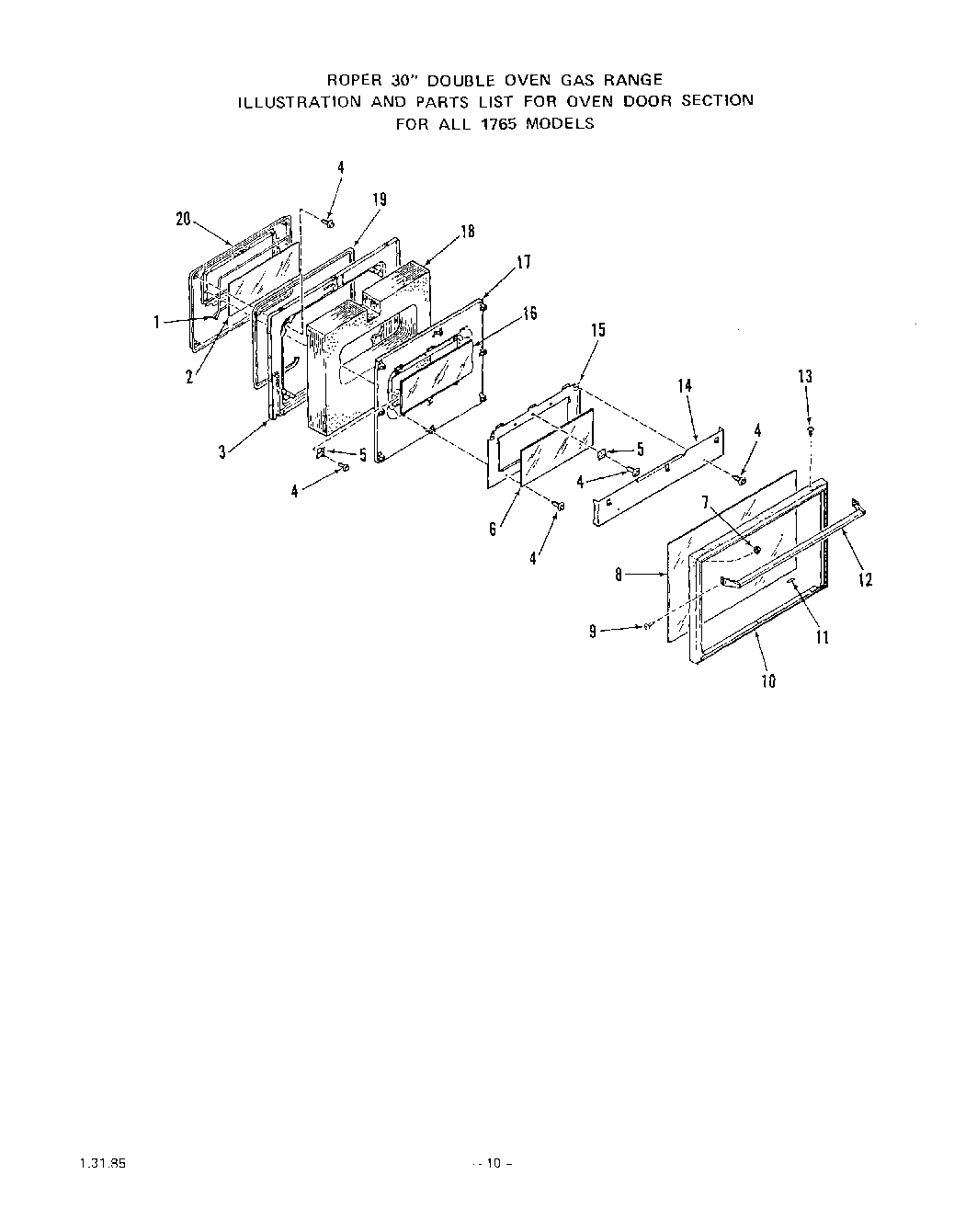 08 - UPPER OVEN PEDESTAL