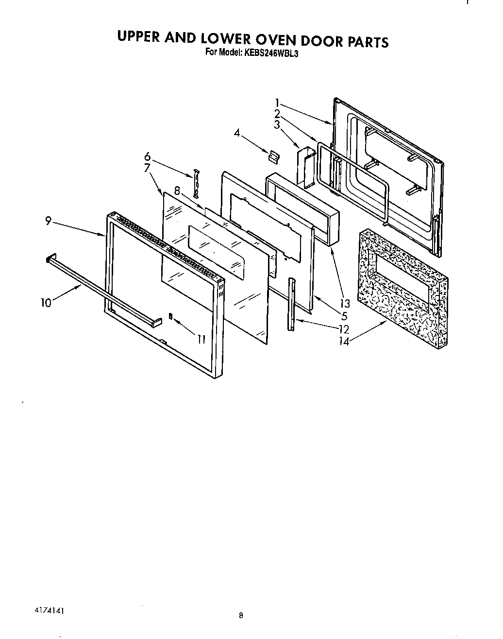 05 - UPPER AND LOWER OVEN DOOR