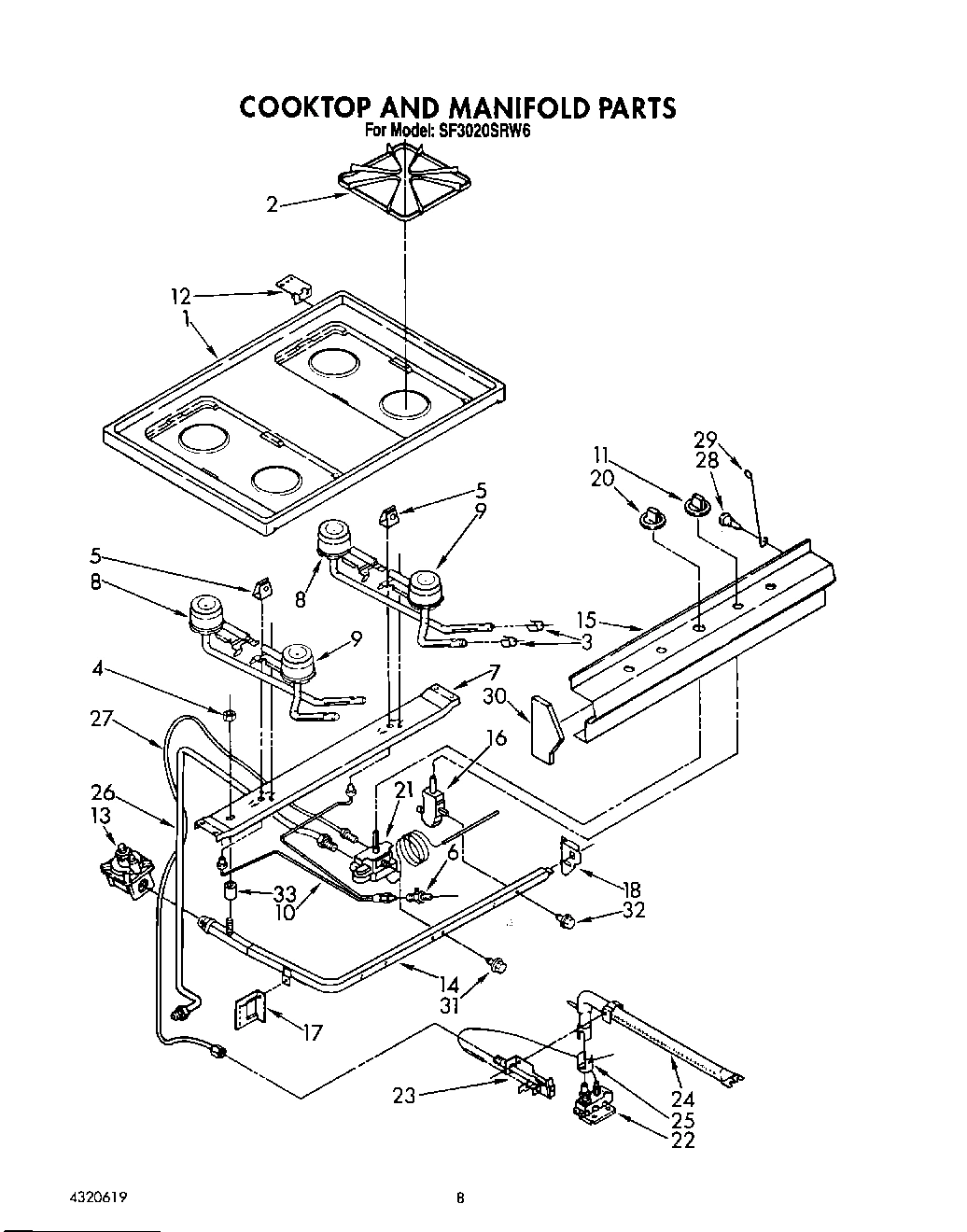 06 - COOKTOP AND MANIFOLD, LIT/OPTIONAL
