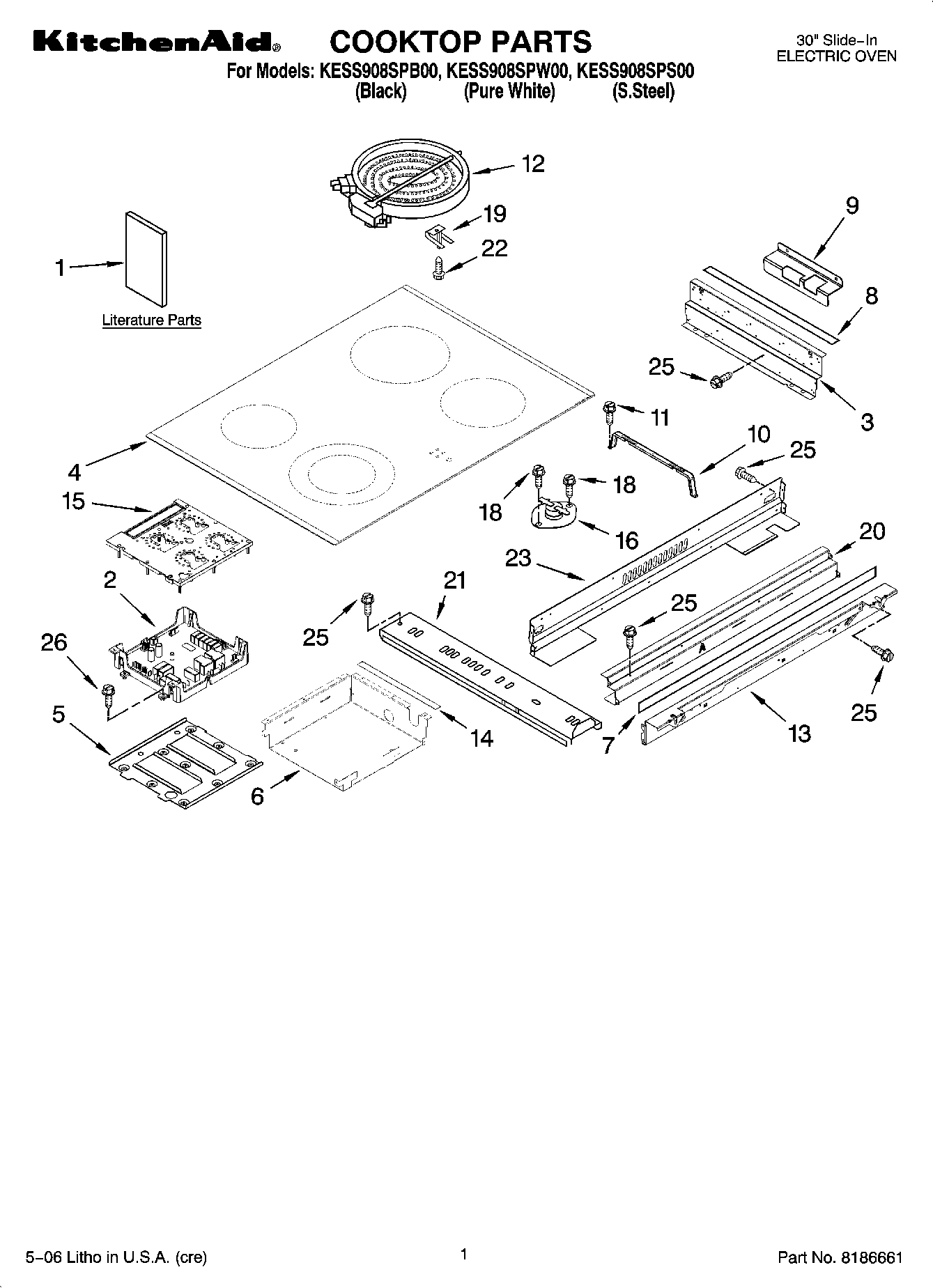 01 - COOKTOP PARTS