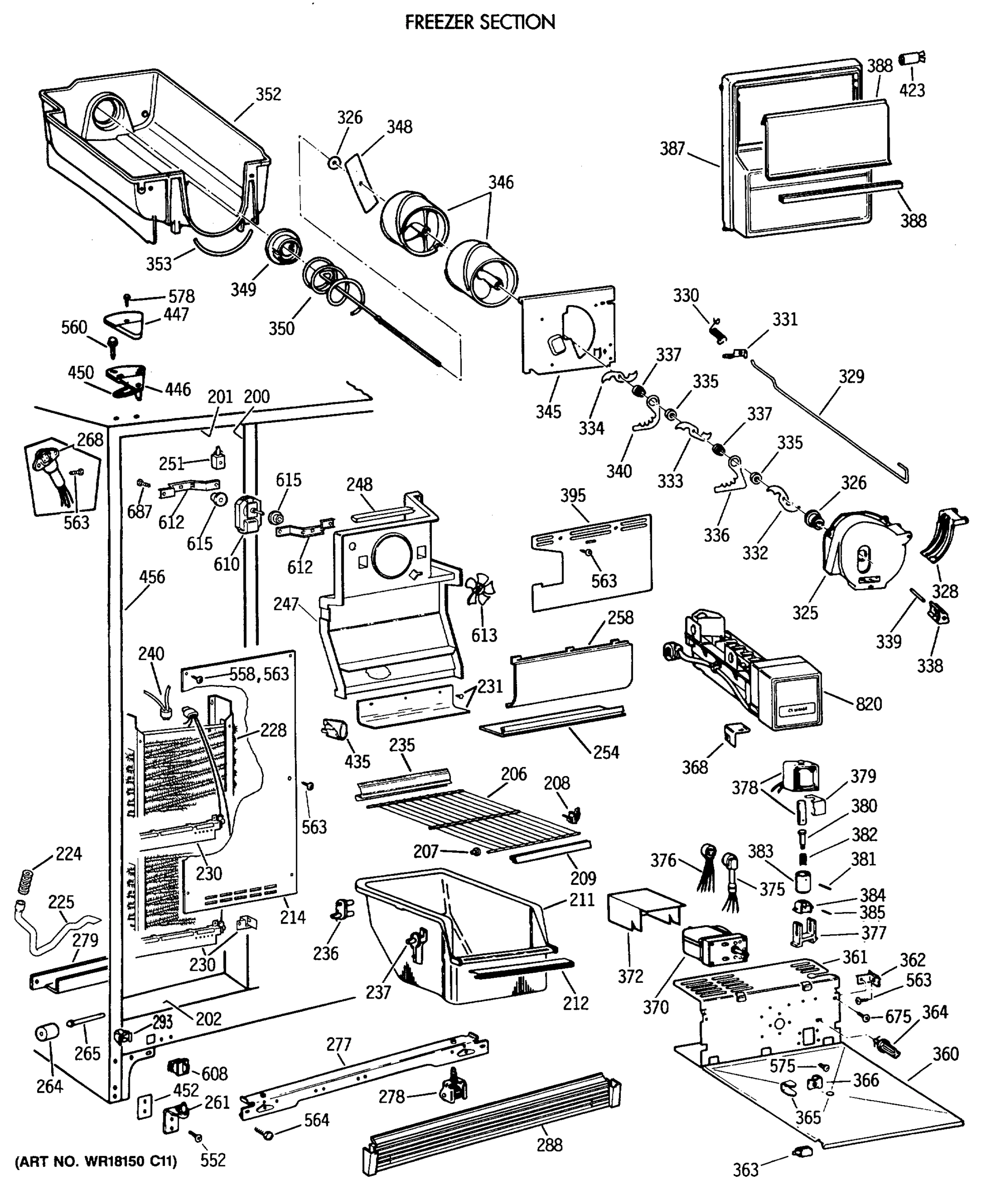FREEZER SECTION