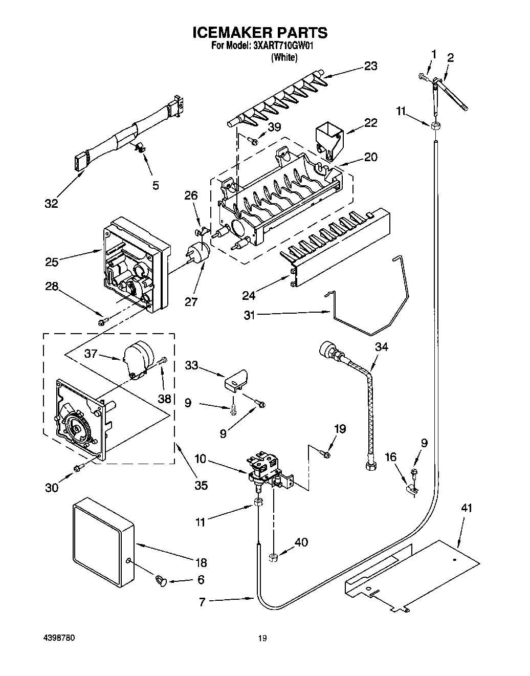 11 - ICEMAKER, OPTIONAL