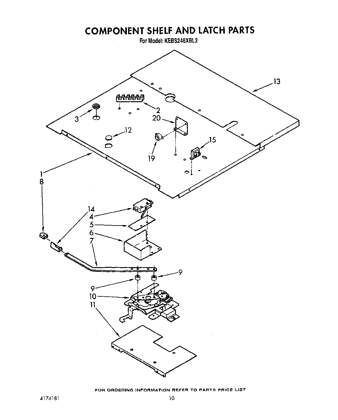 07 - COMPONENT SHELF AND LATCH