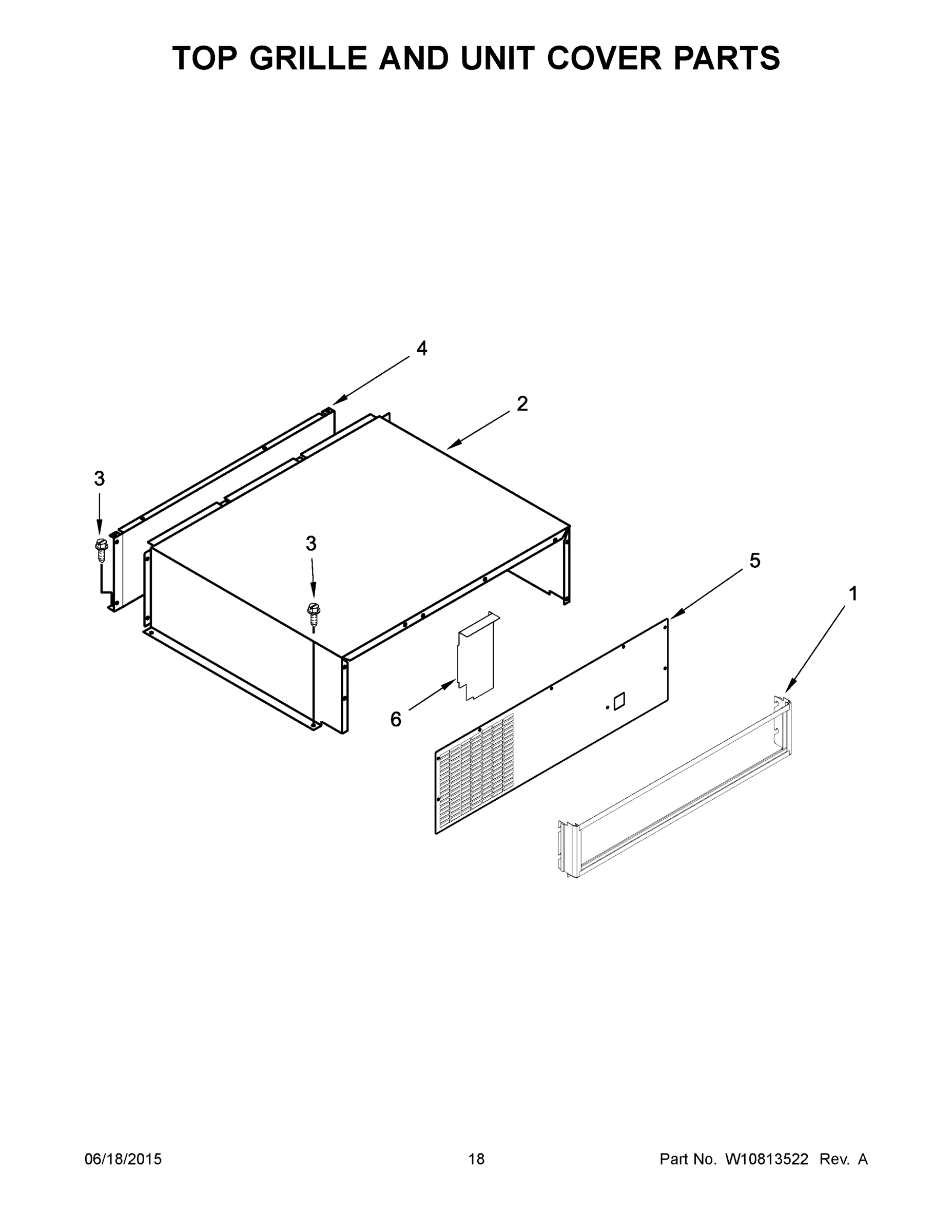 10 - TOP GRILLE AND UNIT COVER PARTS