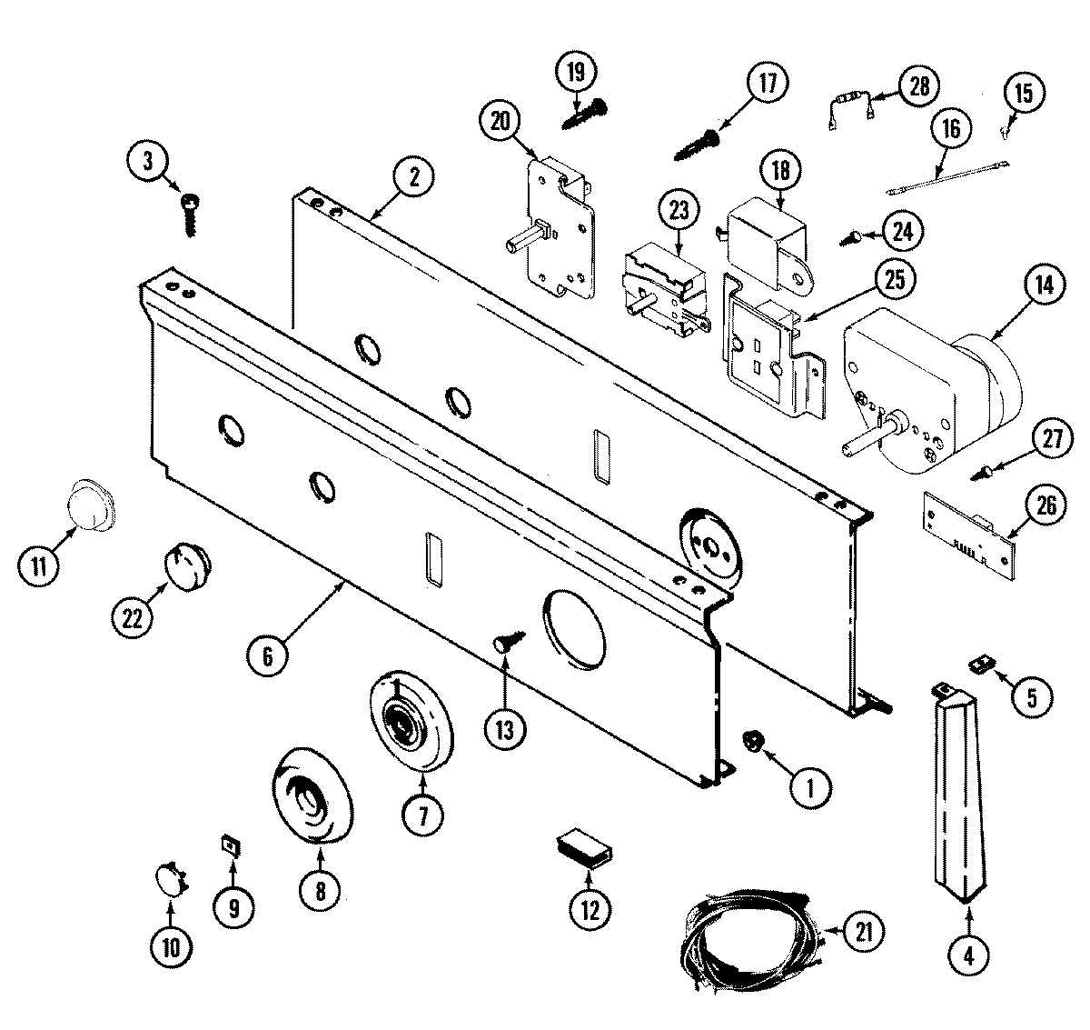 03 - CONTROL PANEL (LDE5914ACM & LDG5914AAM)