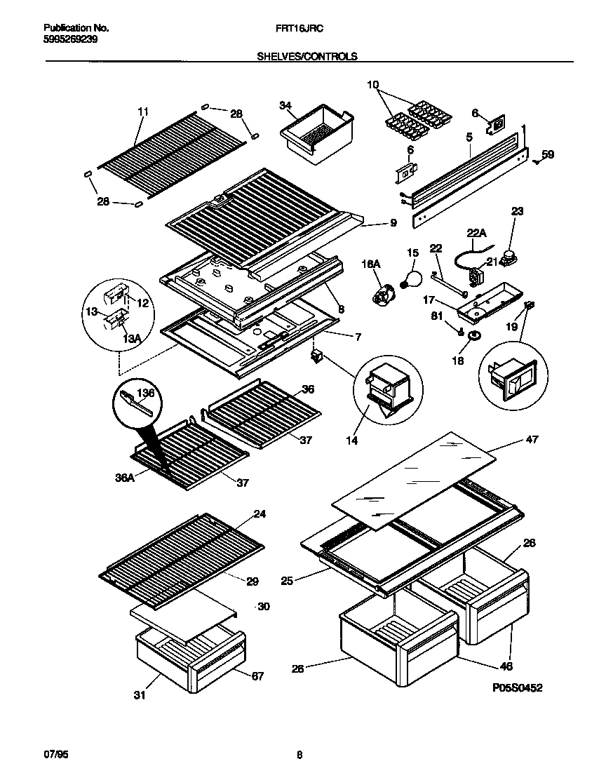 04 - SHELVES/CONTROLS