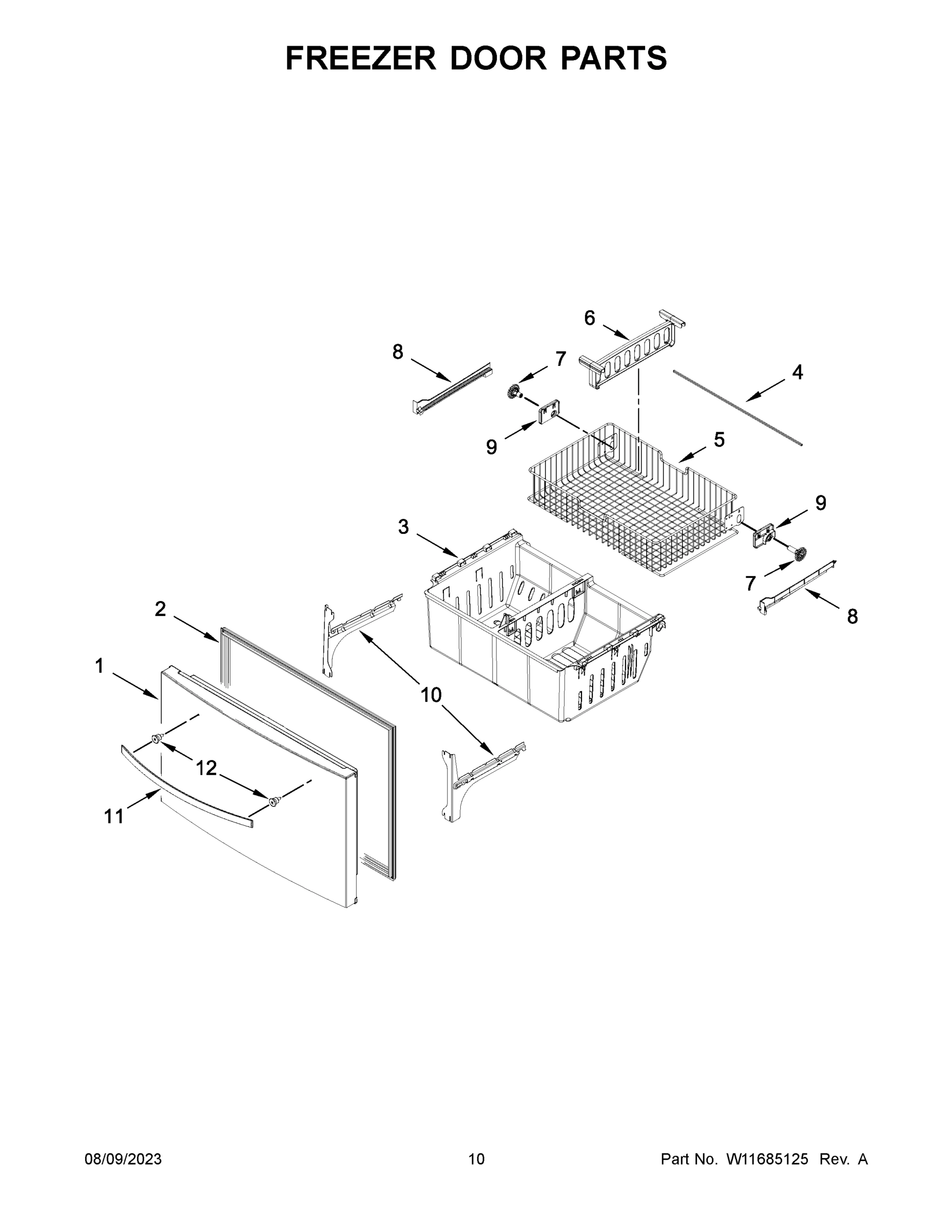 06 - FREEZER DOOR PARTS