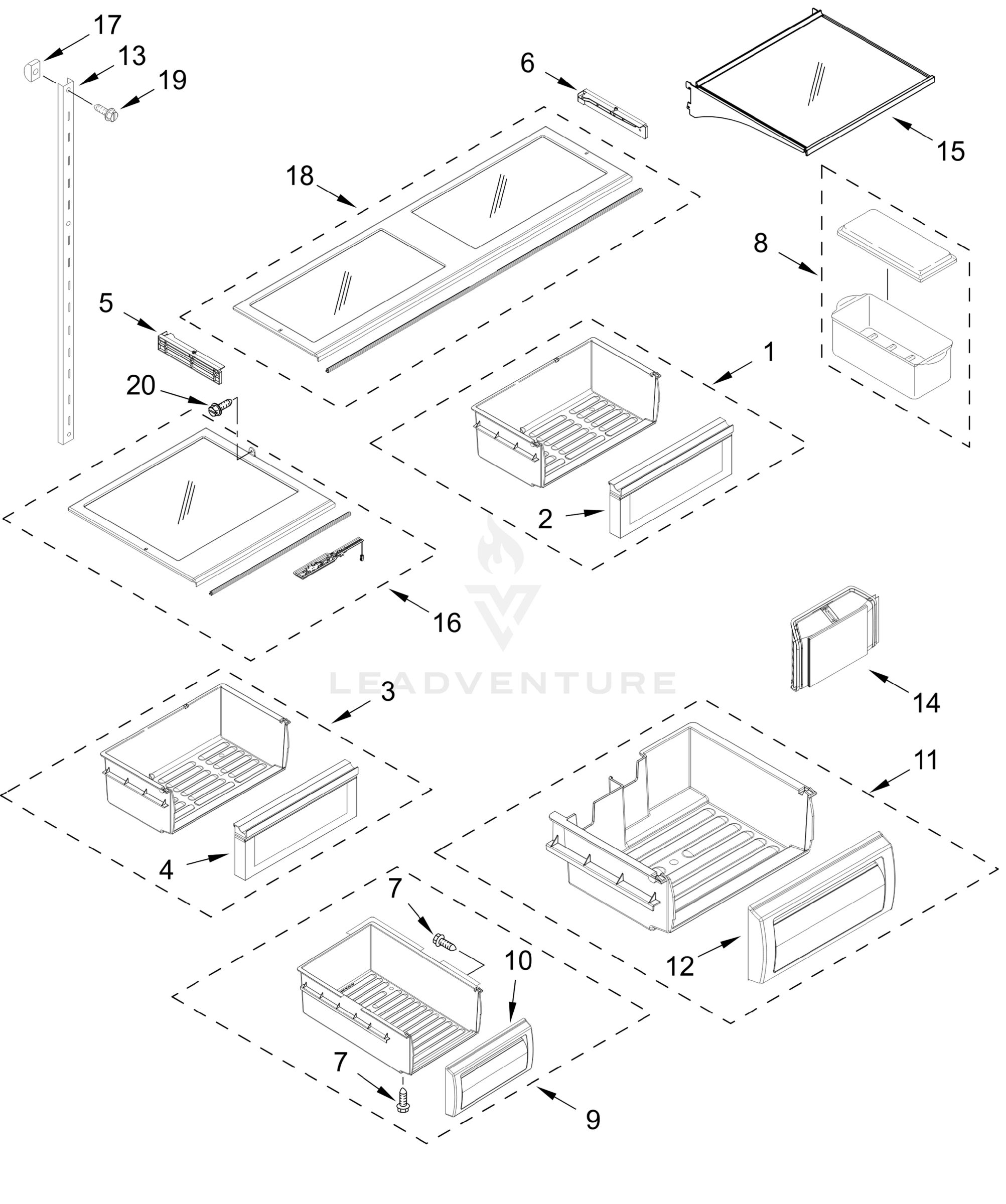 SHELF PARTS