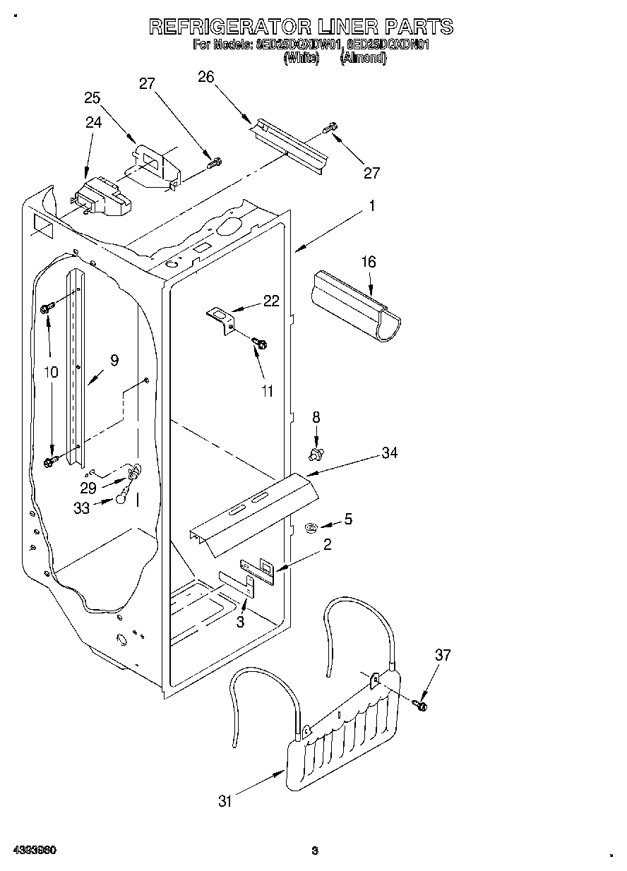 02 - REFRIGERATOR LINER