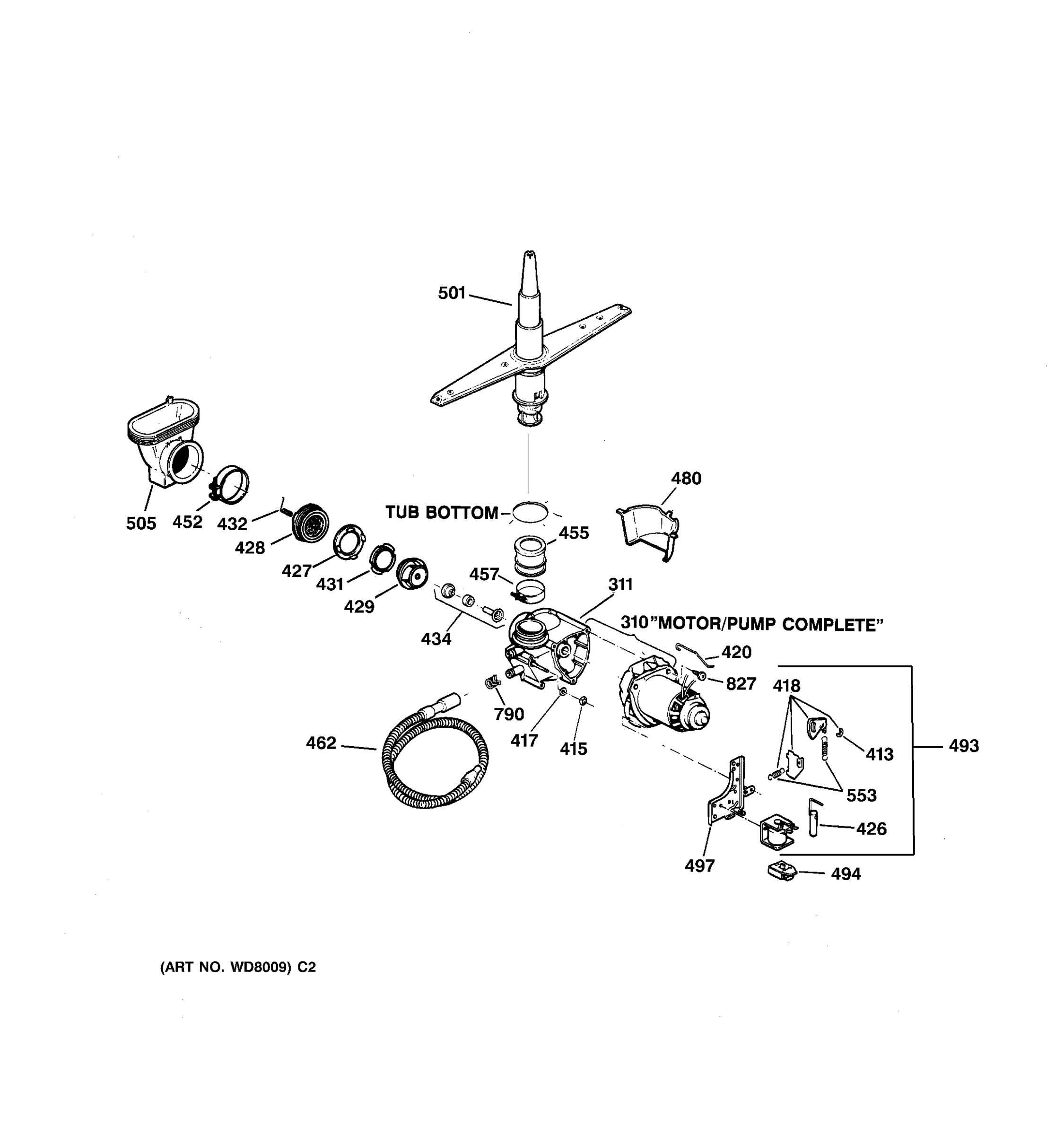 MOTOR-PUMP MECHANISM