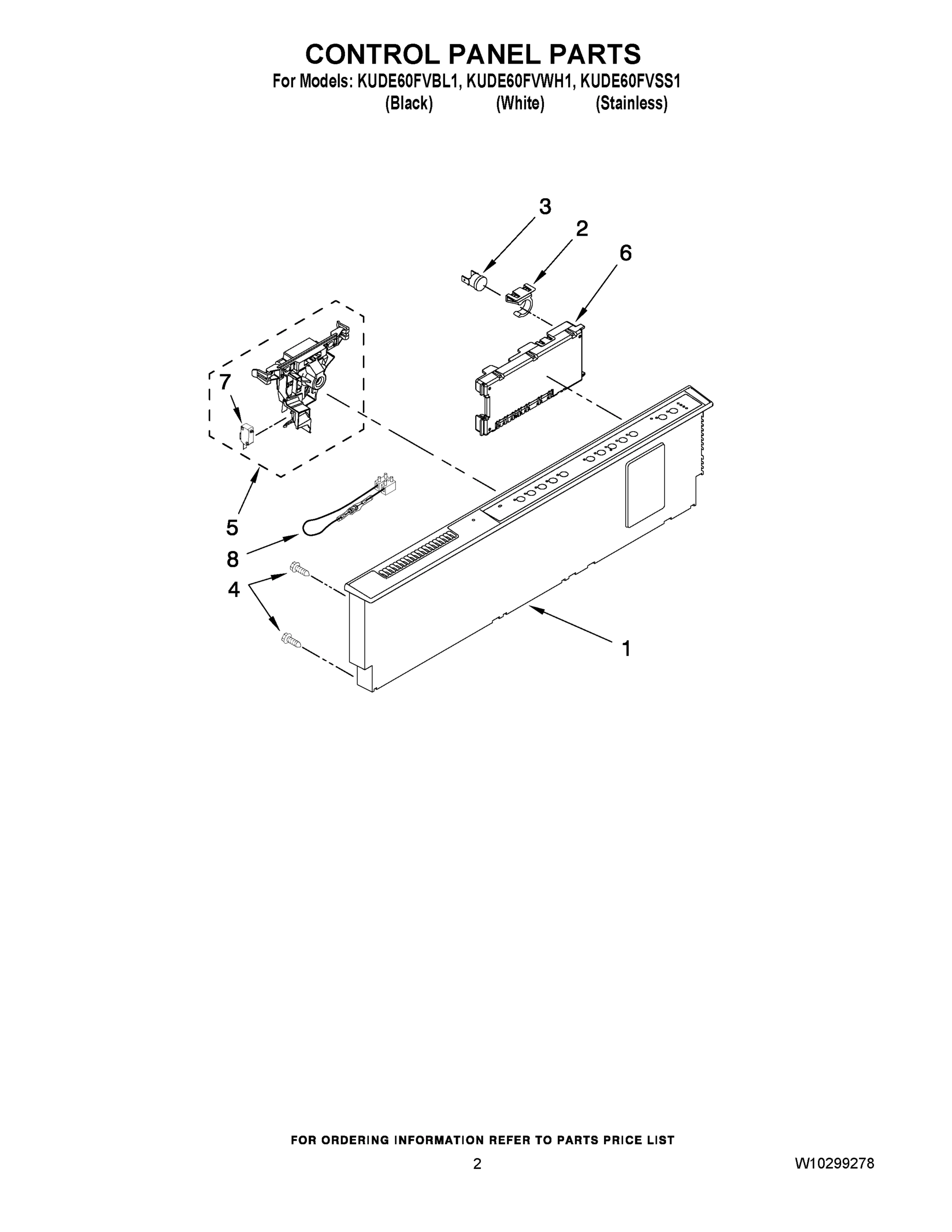 02 - CONTROL PANEL PARTS