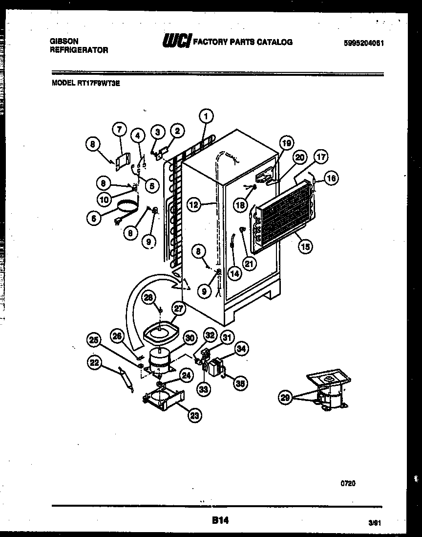 05 - SYSTEM AND AUTOMATIC DEFROST PARTS