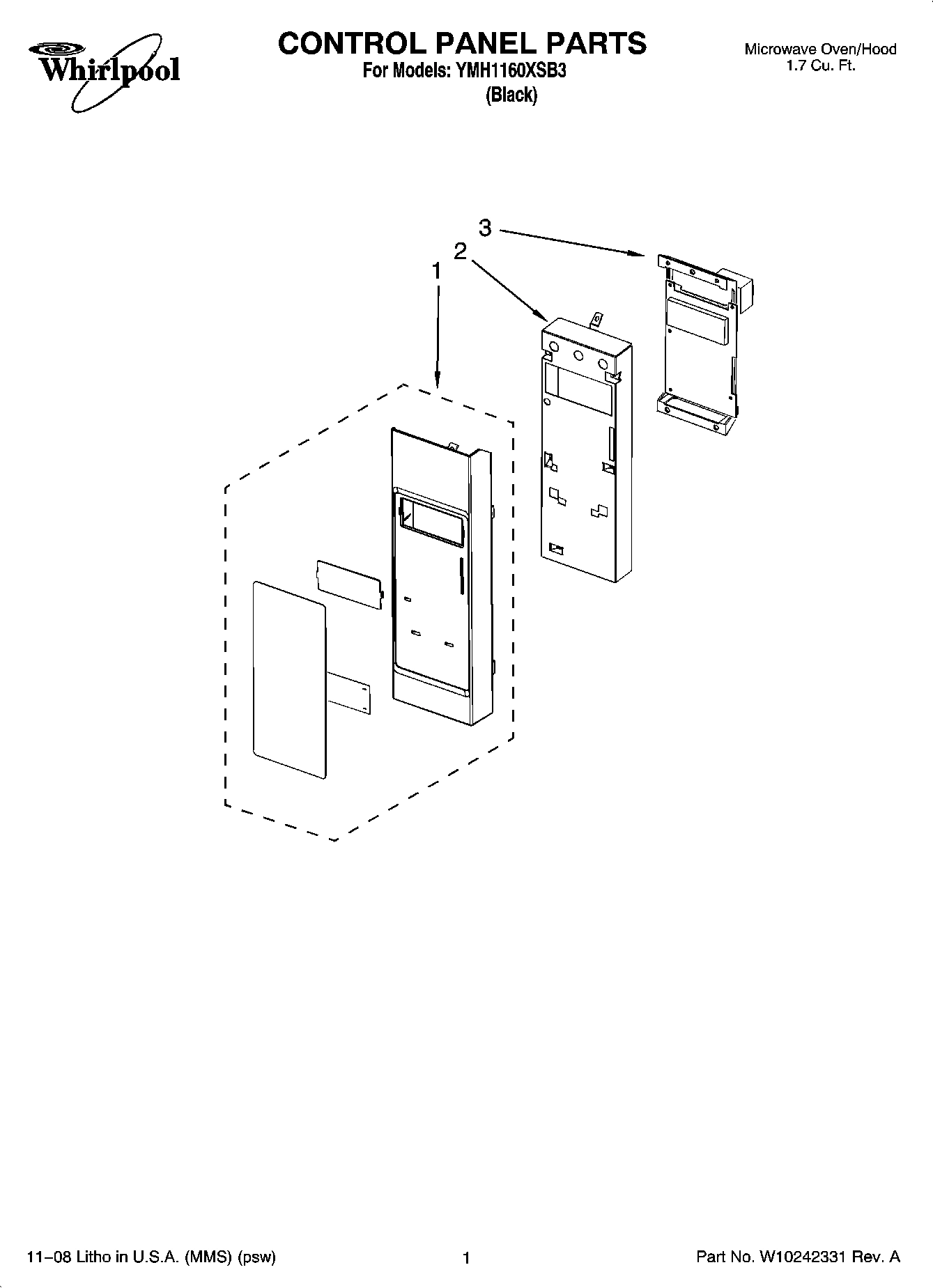 01 - CONTROL PANEL PARTS