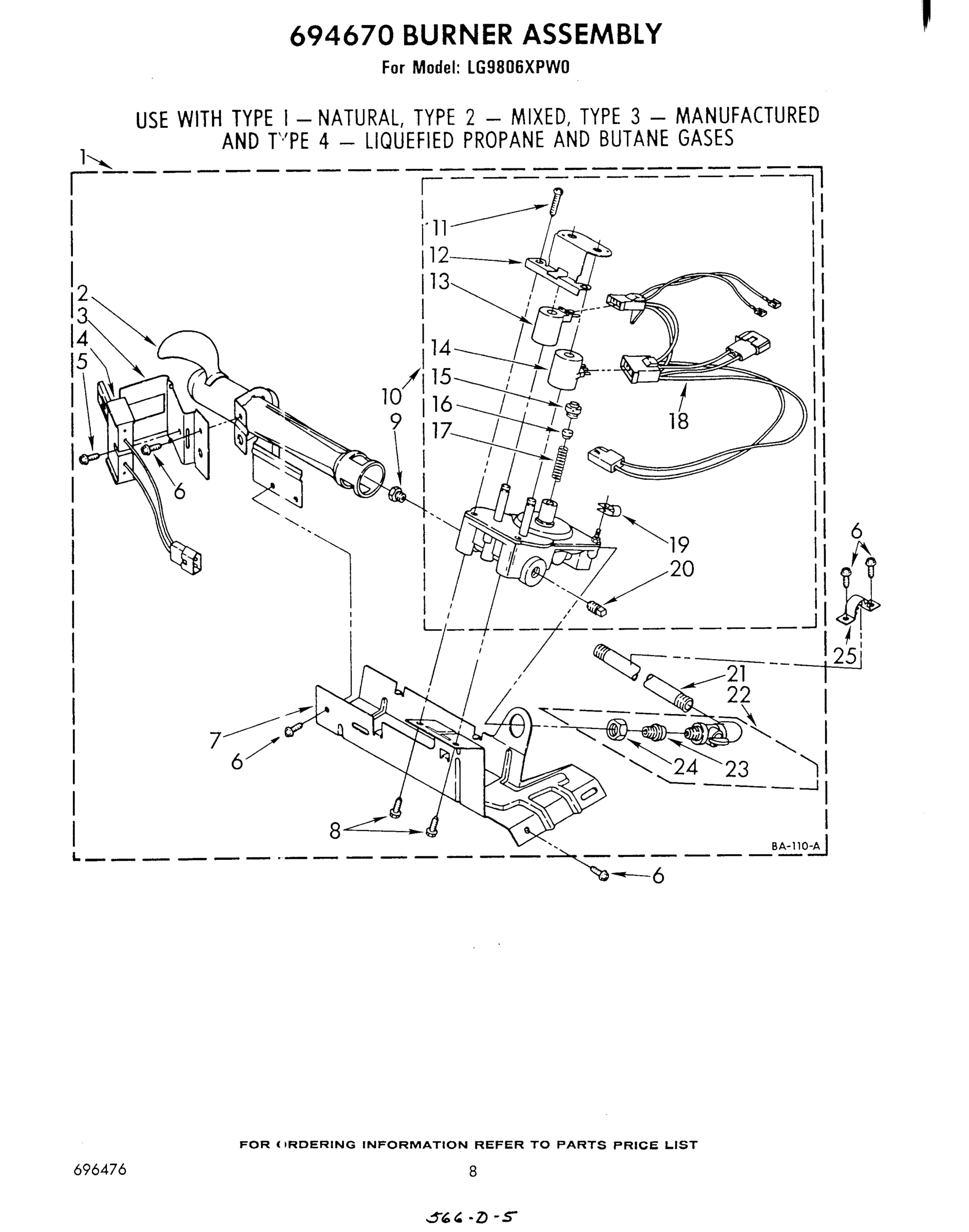 05 - 694670 BURNER