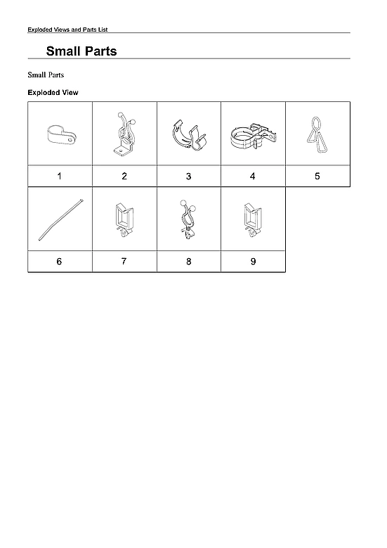 SMALL PARTS